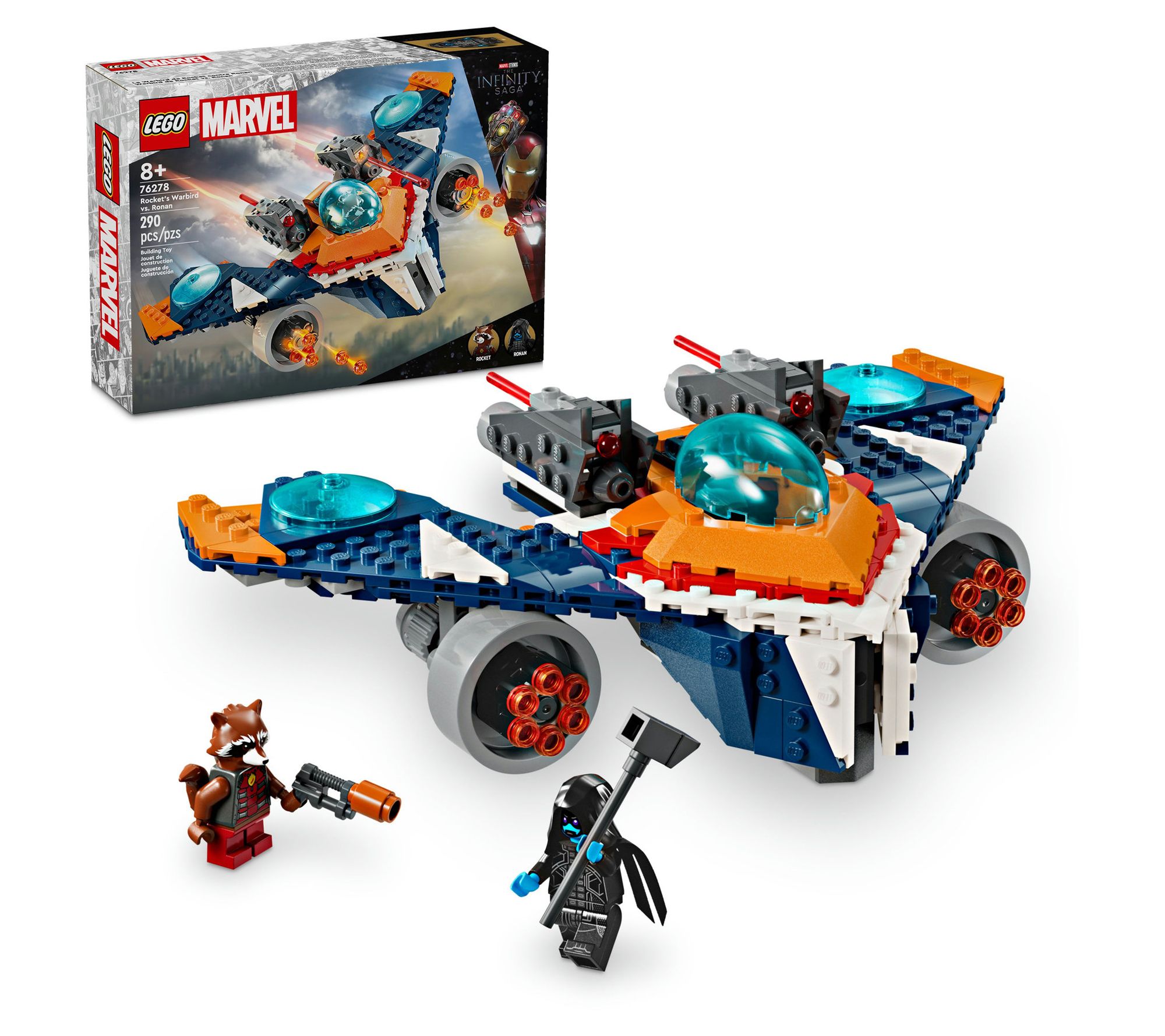 LEGO Marvel Rocket's Warbird vs. Ronan Kit 76278 - 290 Pcs