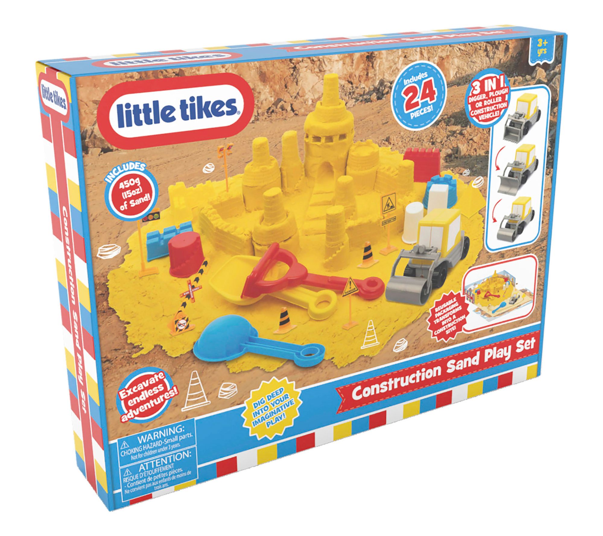 Little Tikes Construction Sand Play Set - 24pc