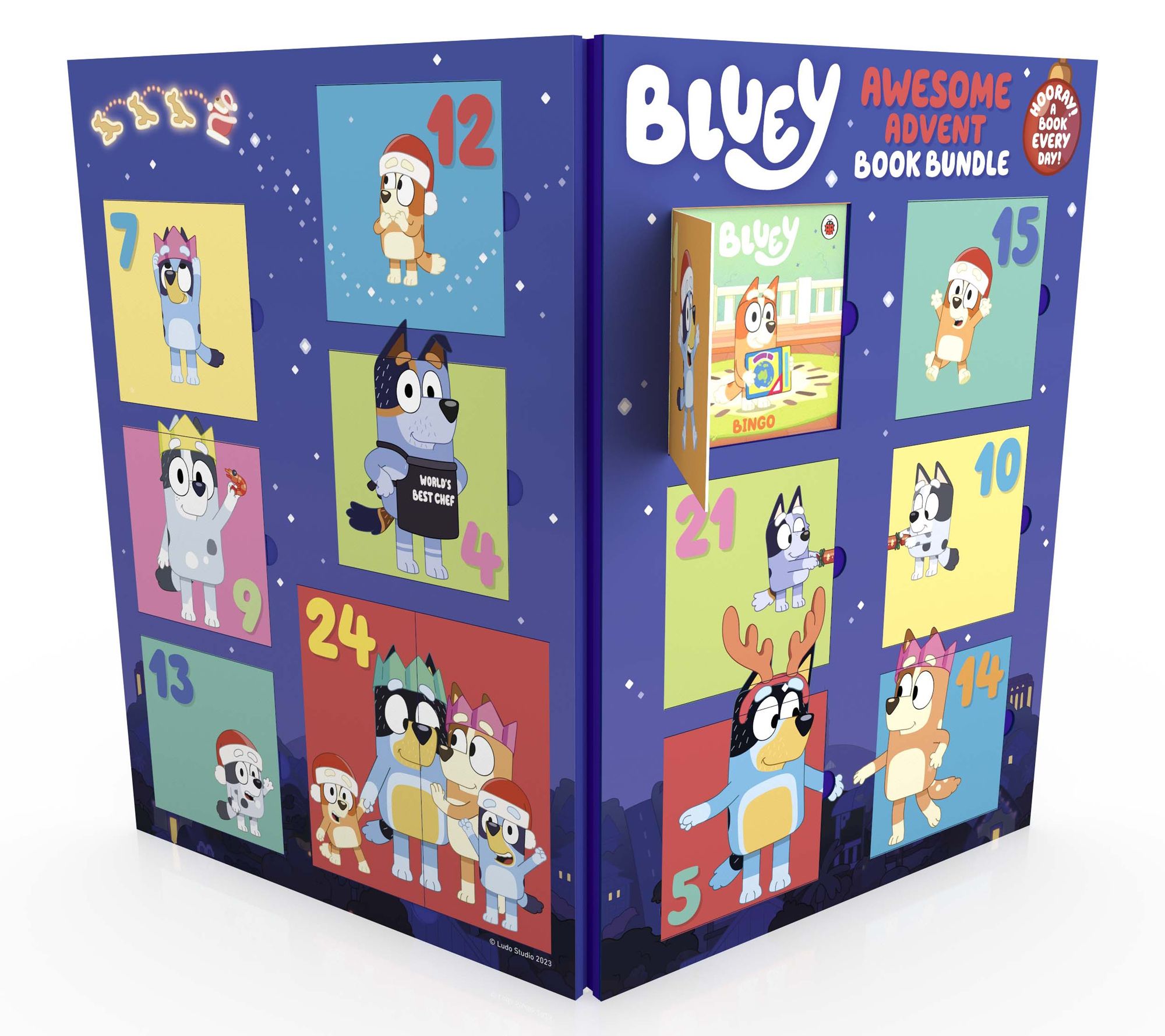 Bluey Awesome Advent Calendar Book Bundle