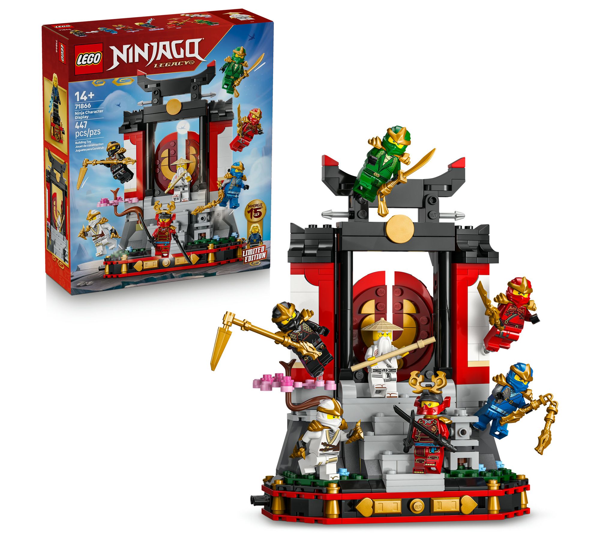 LEGO NINJAGO Ninja Character Display 15th Anniversary 71866