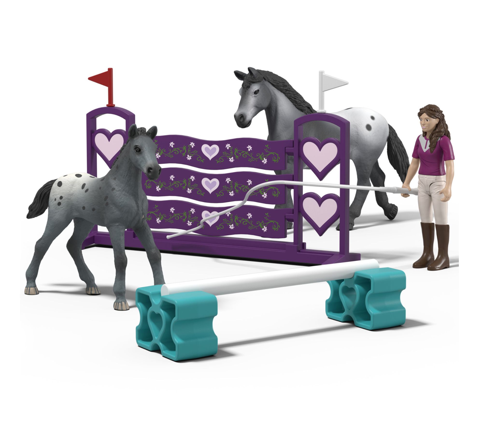 Schleich Horse Club Lisa's Tournament Training 7 Piece Playset