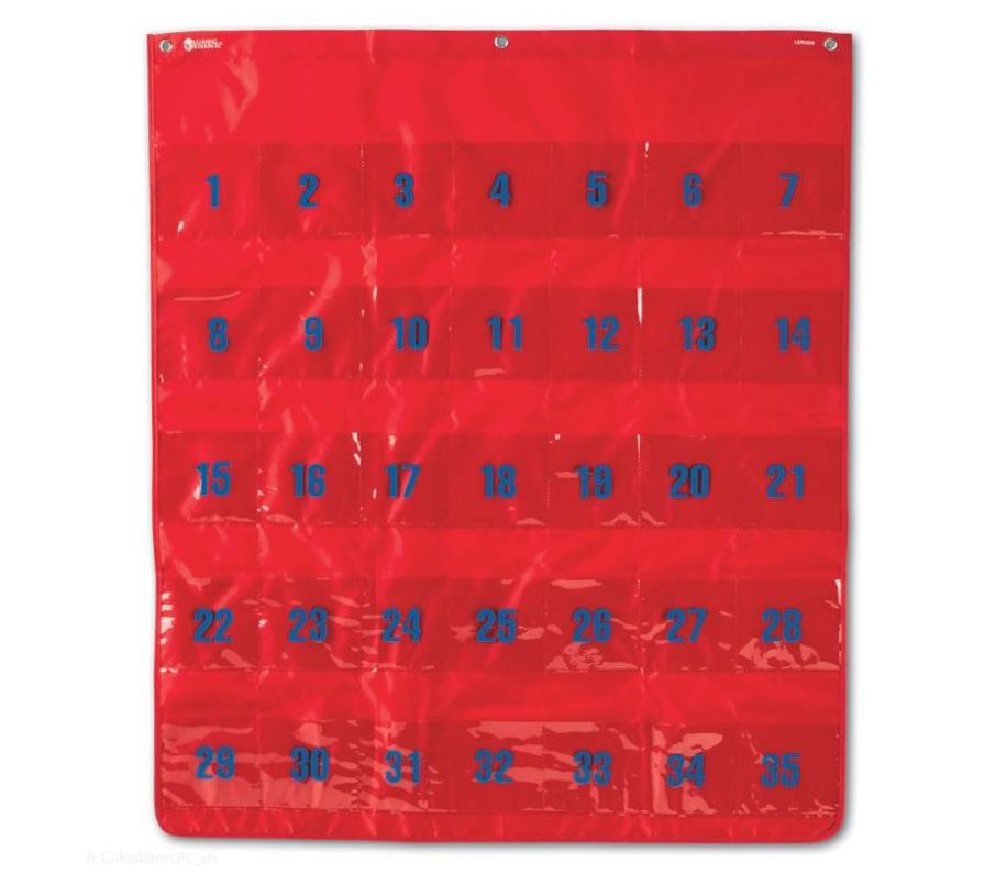 Multi-Use Storage Pocket Chart by Learning Reso urces