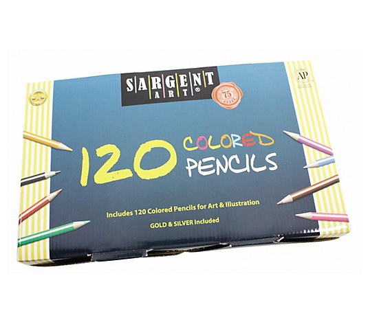 Sargent Art 120 Count Colored Pencils 