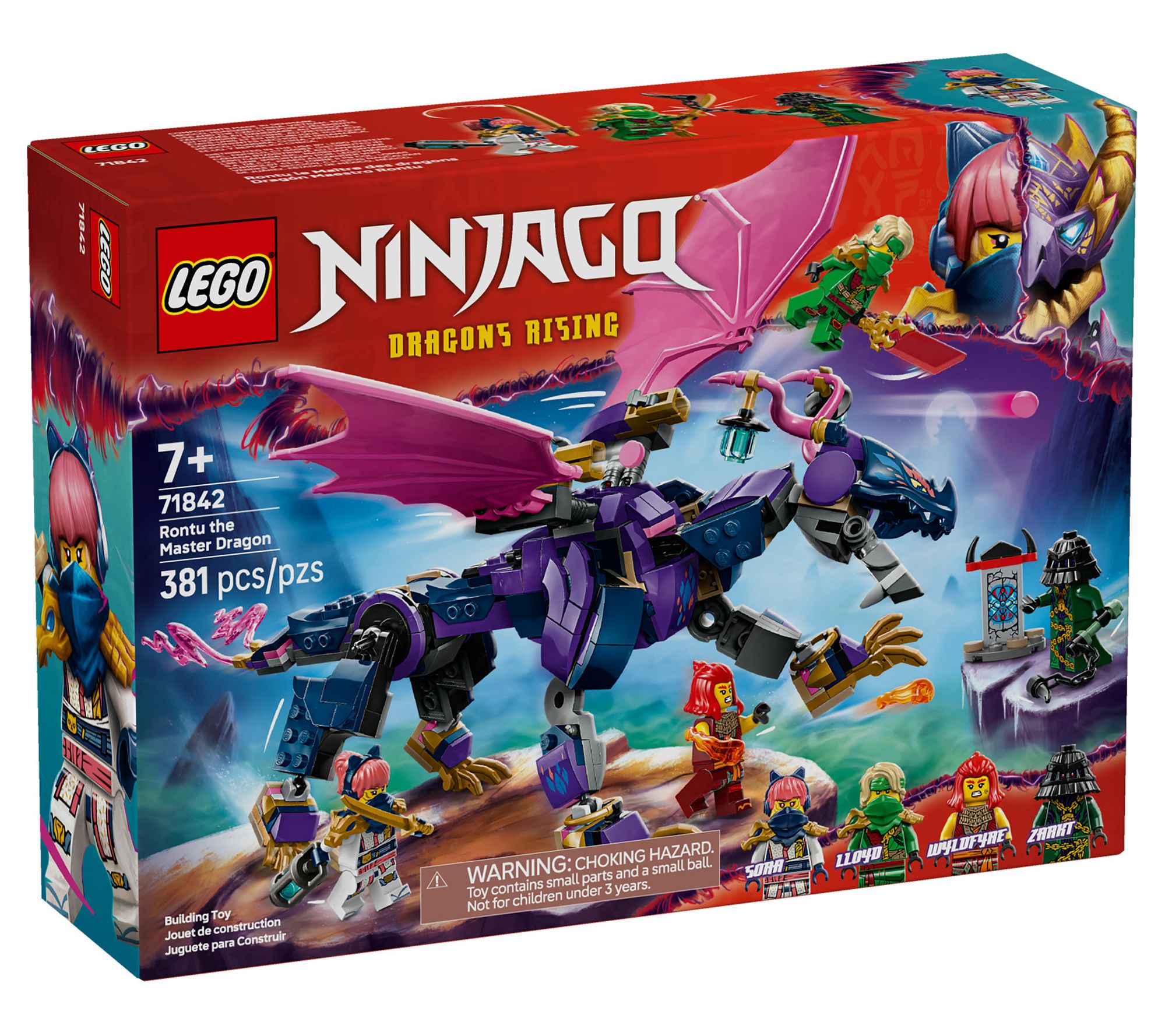 LEGO NINJAGO Rontu the Master Dragon Toy Set 71842 - QVC.com