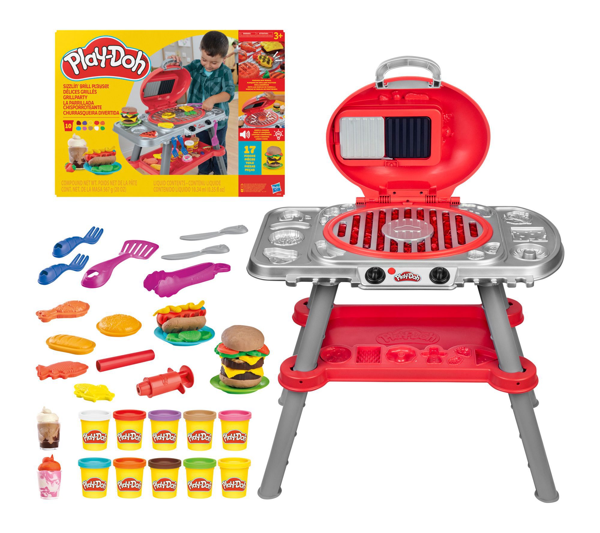 Play-Doh Sizzling Grill Playset