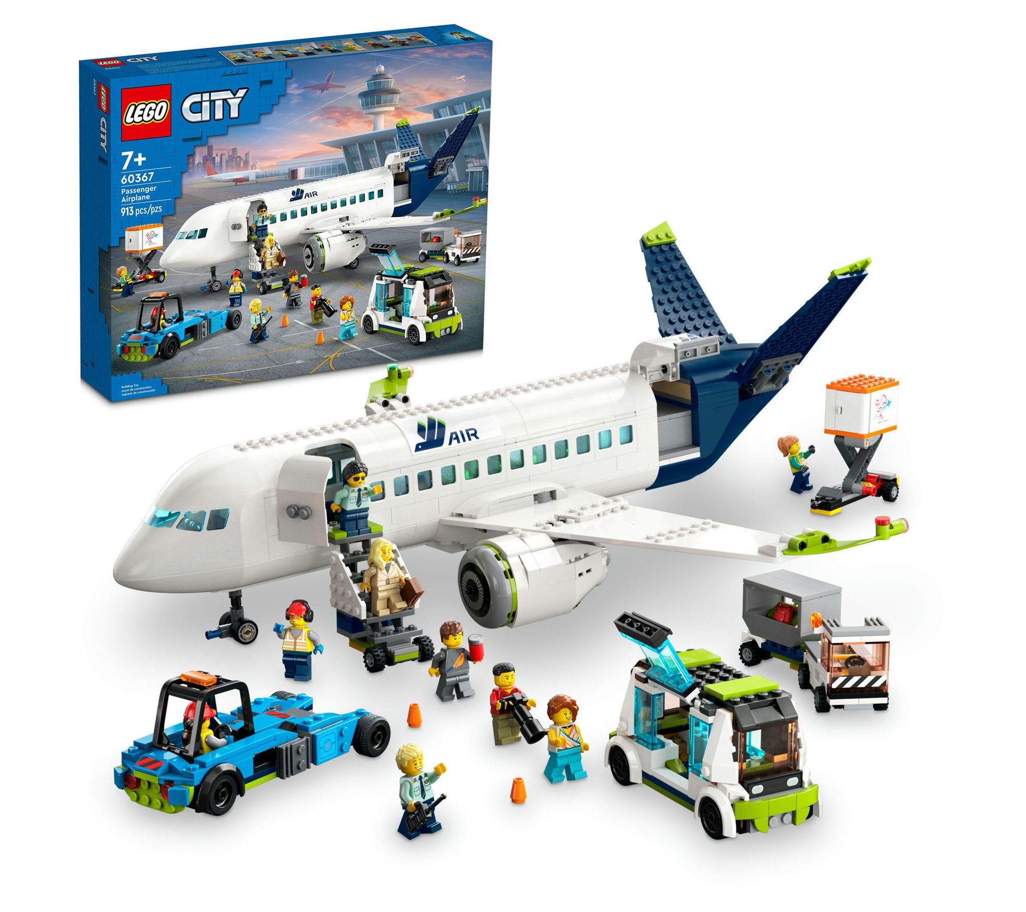 LEGO City Passenger Airplane 60367 Building ToySet - 930 Pcs