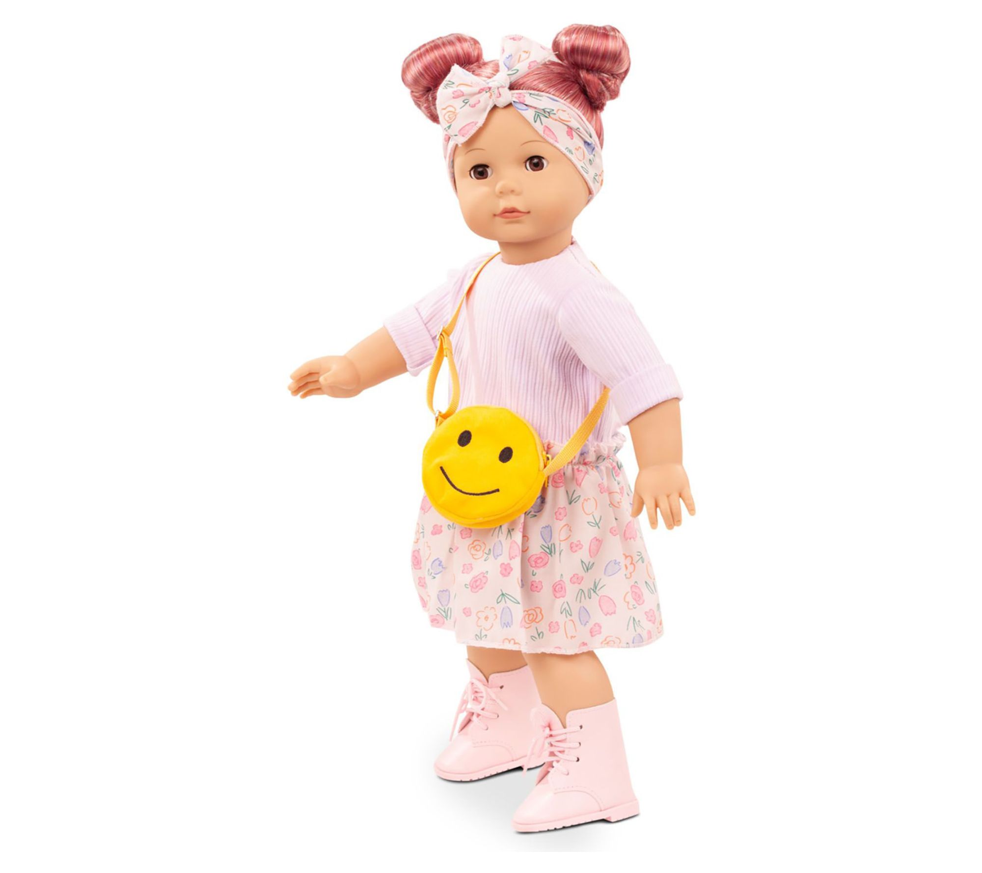 Gotz Precious Day Leni 18" Standing Doll with Long Pink Hair