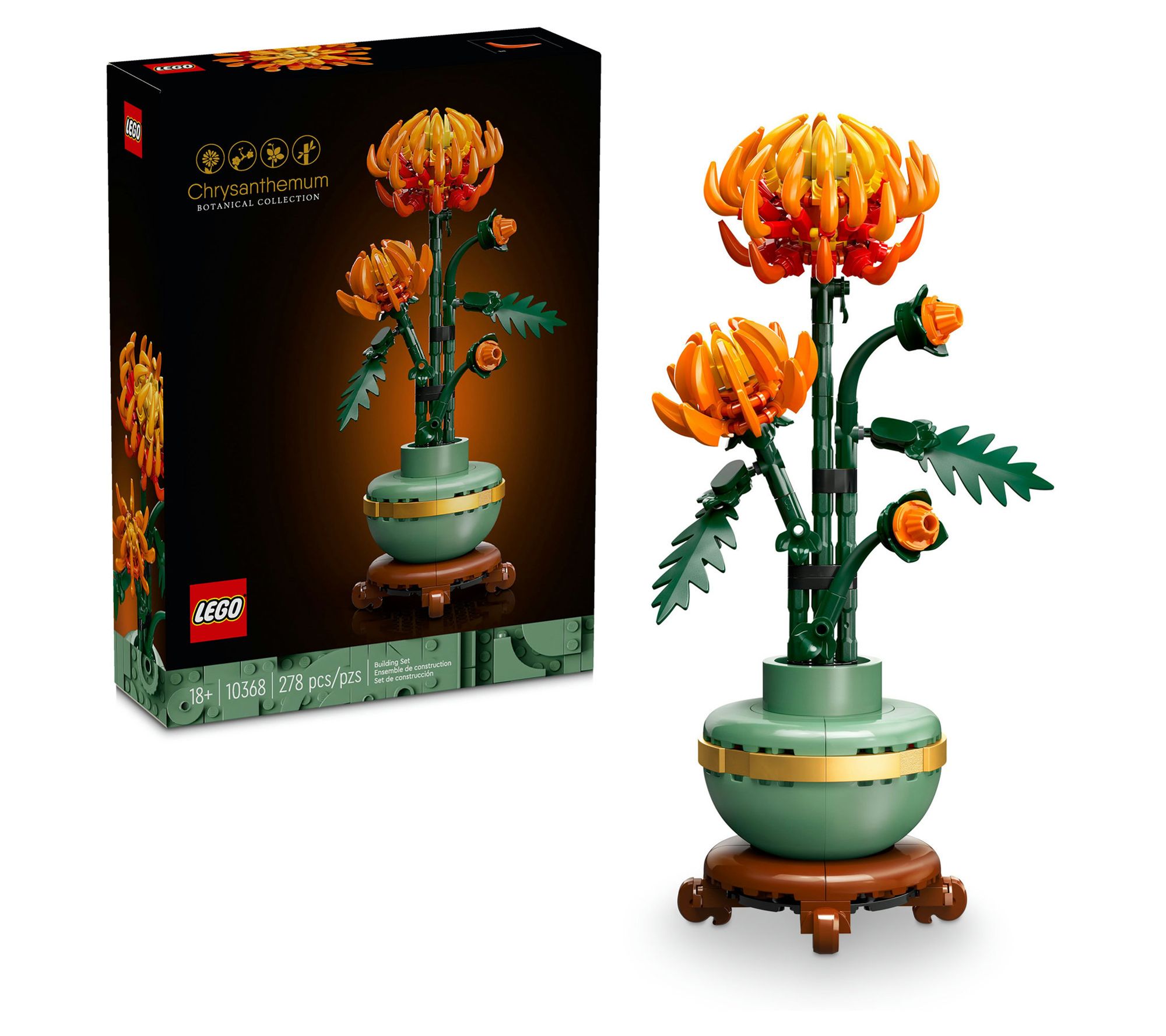 LEGO Icons Chrysanthemum Flower Decor BuildingSet