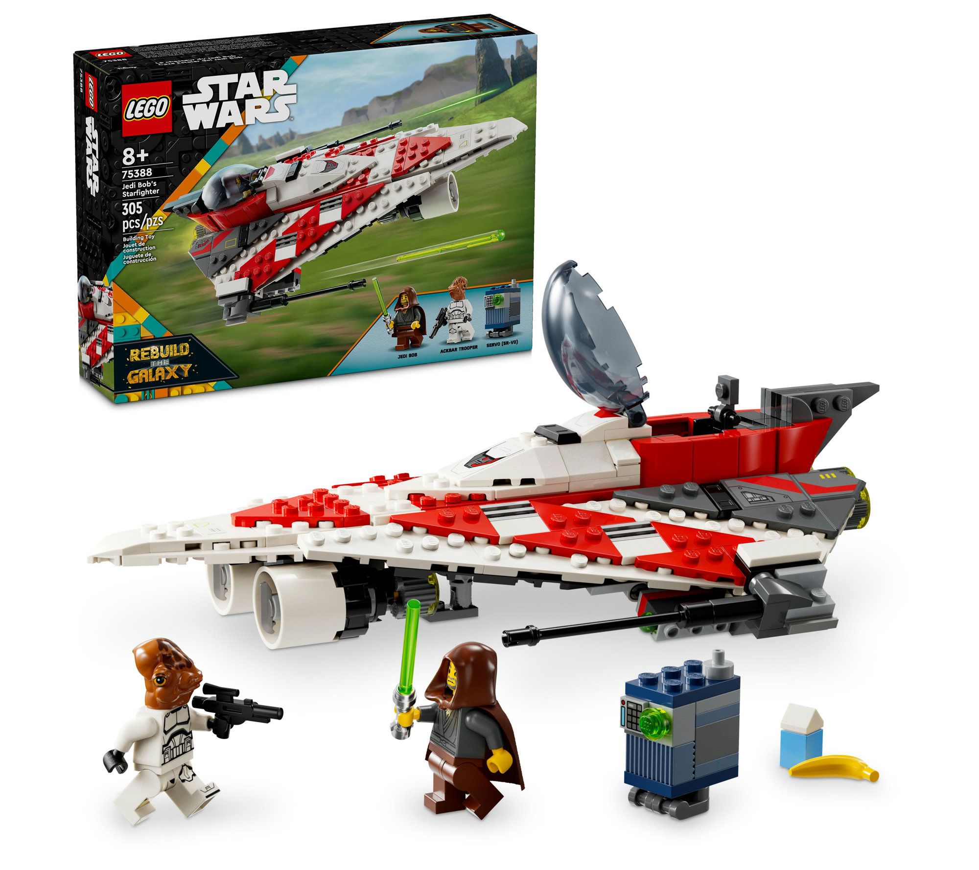 LEGO Star Wars Jedi Bob's Starfighter BuildingToy