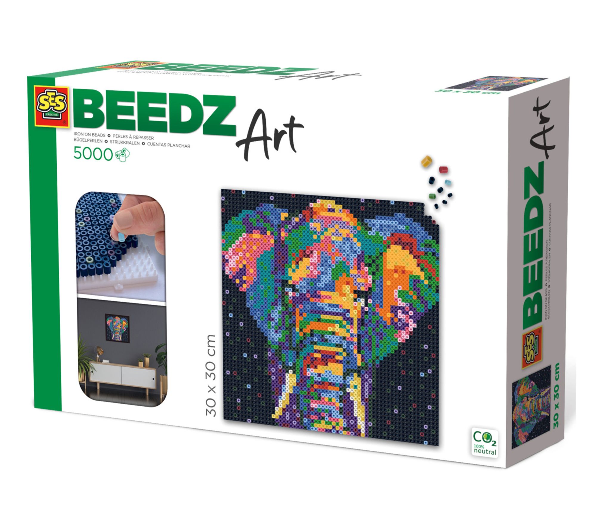 SES Creative Beedz Art Kit - Elephant Fantasy