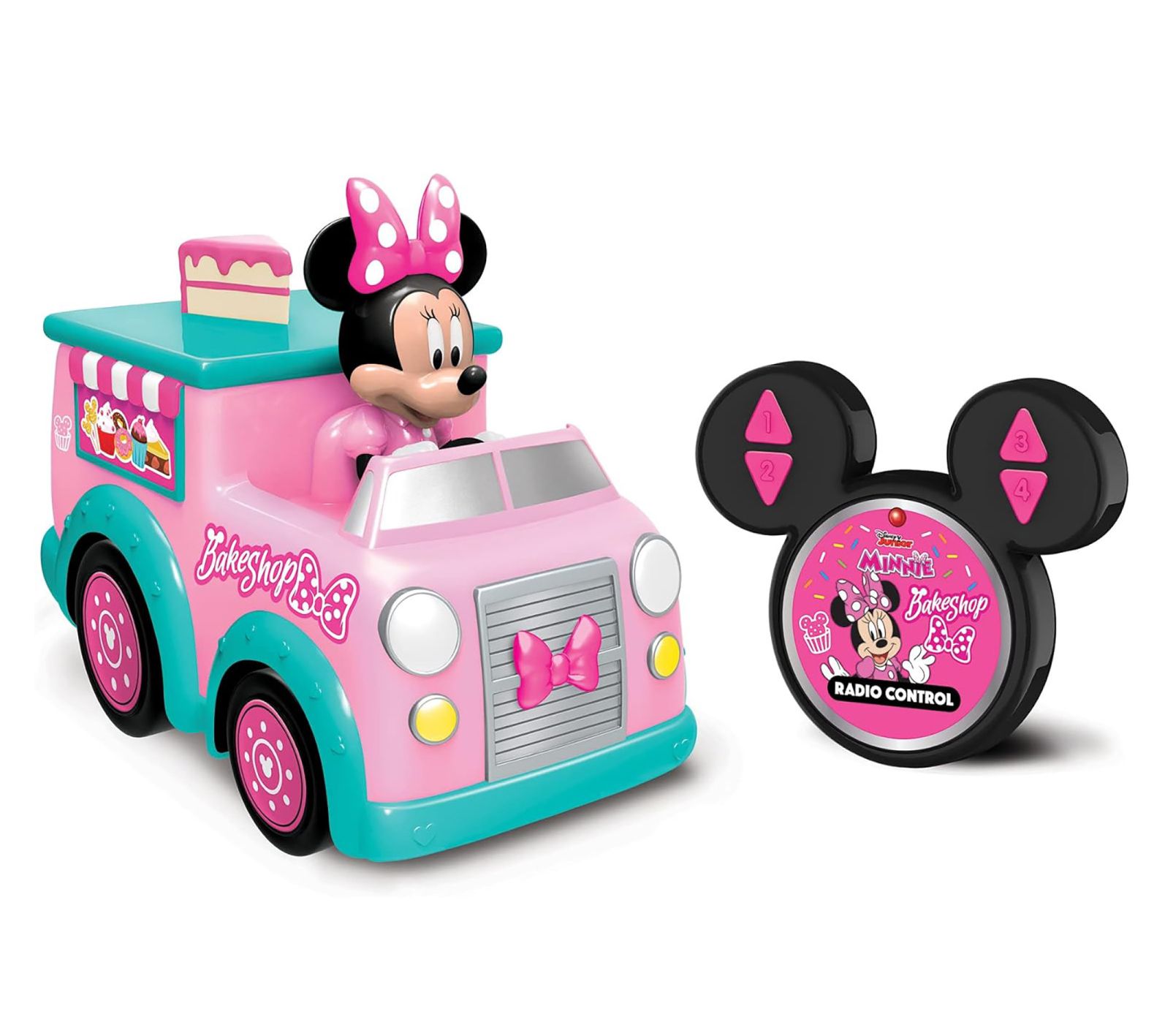 Disney Junior: 9" RC Minnie's Bakeshop Truck, Wheelies & Spins