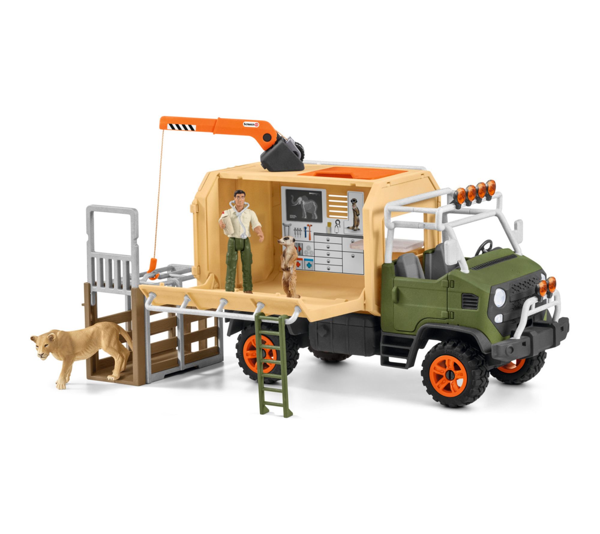 Schleich Wild Life Animal Rescue Large Truck Playset