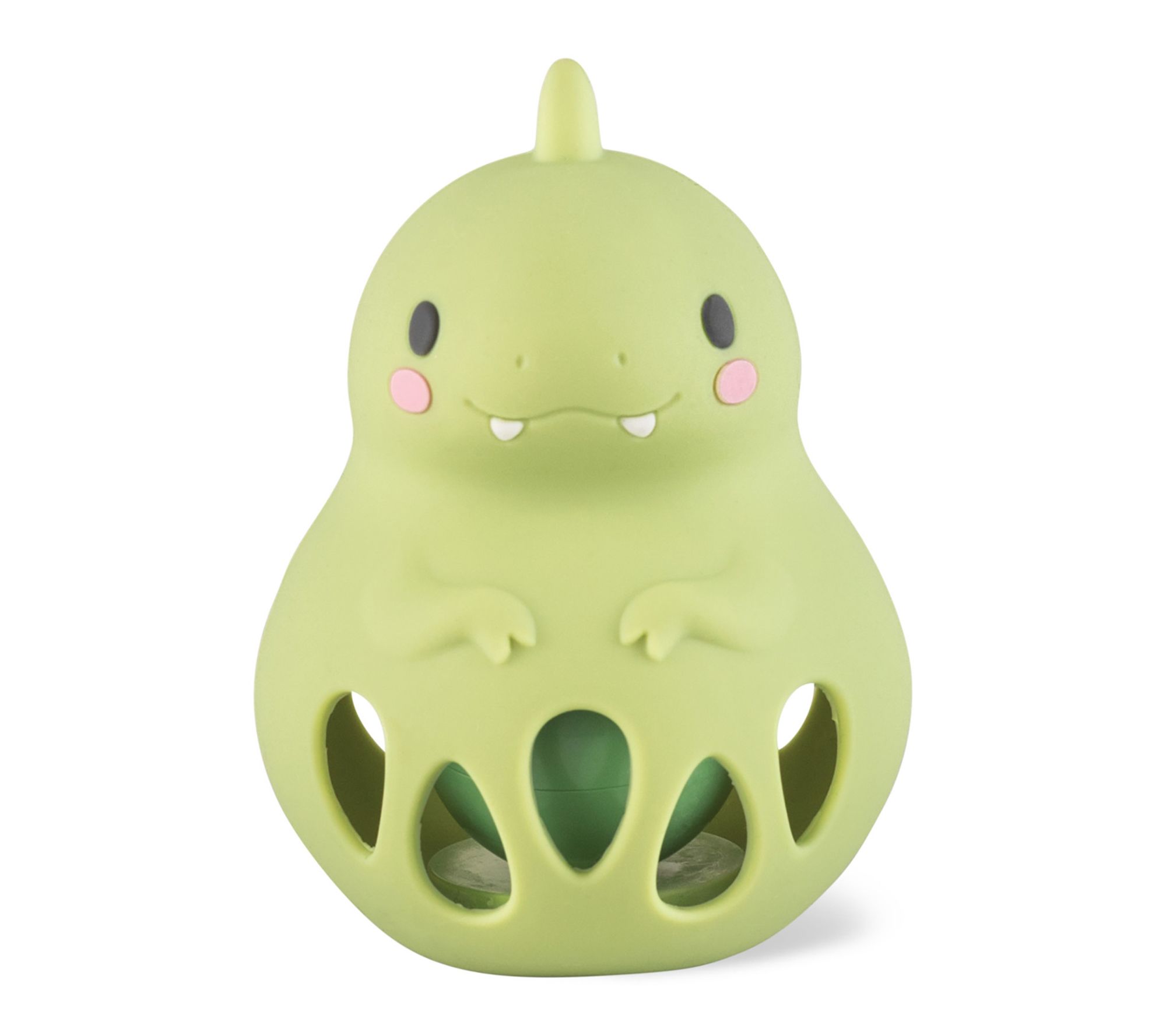 Tiger Tribe Silicone Dino Baby Rattle