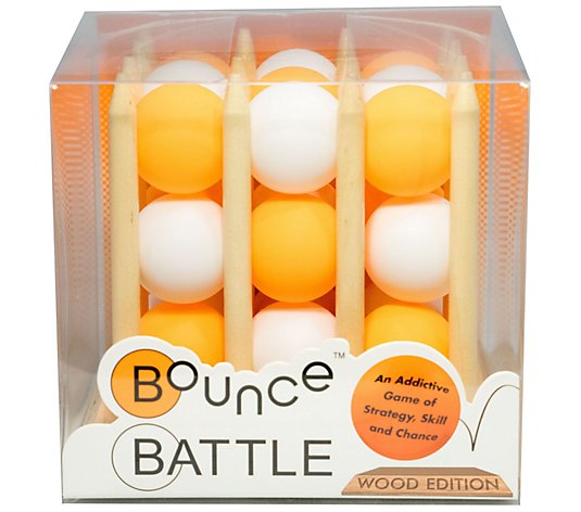 Bounce Battle Wood Edition Game Set with Battle Cards