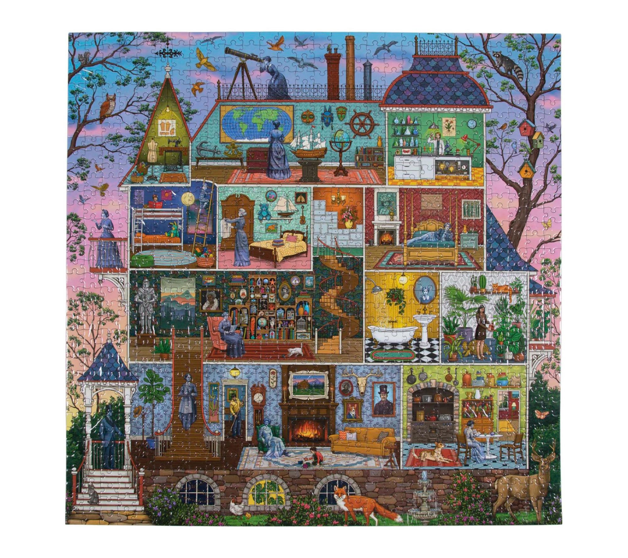 eeBoo Piece & Love The Alchemist's Home 1000pcJigsaw Puzzle