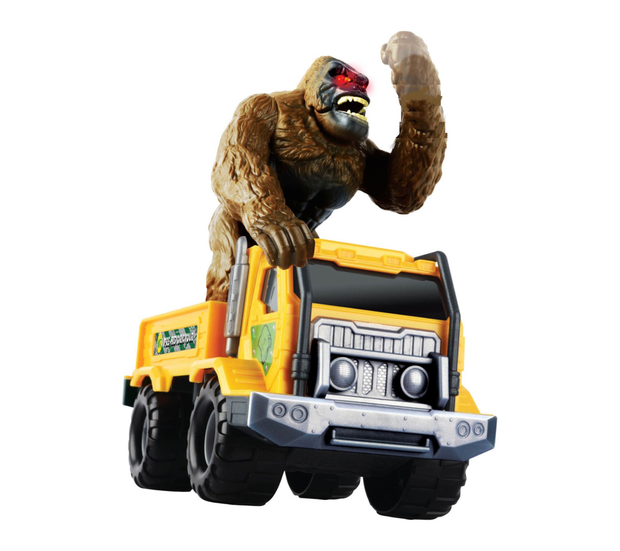 Red Box Light and Sound Gorilla Transporter Figurine