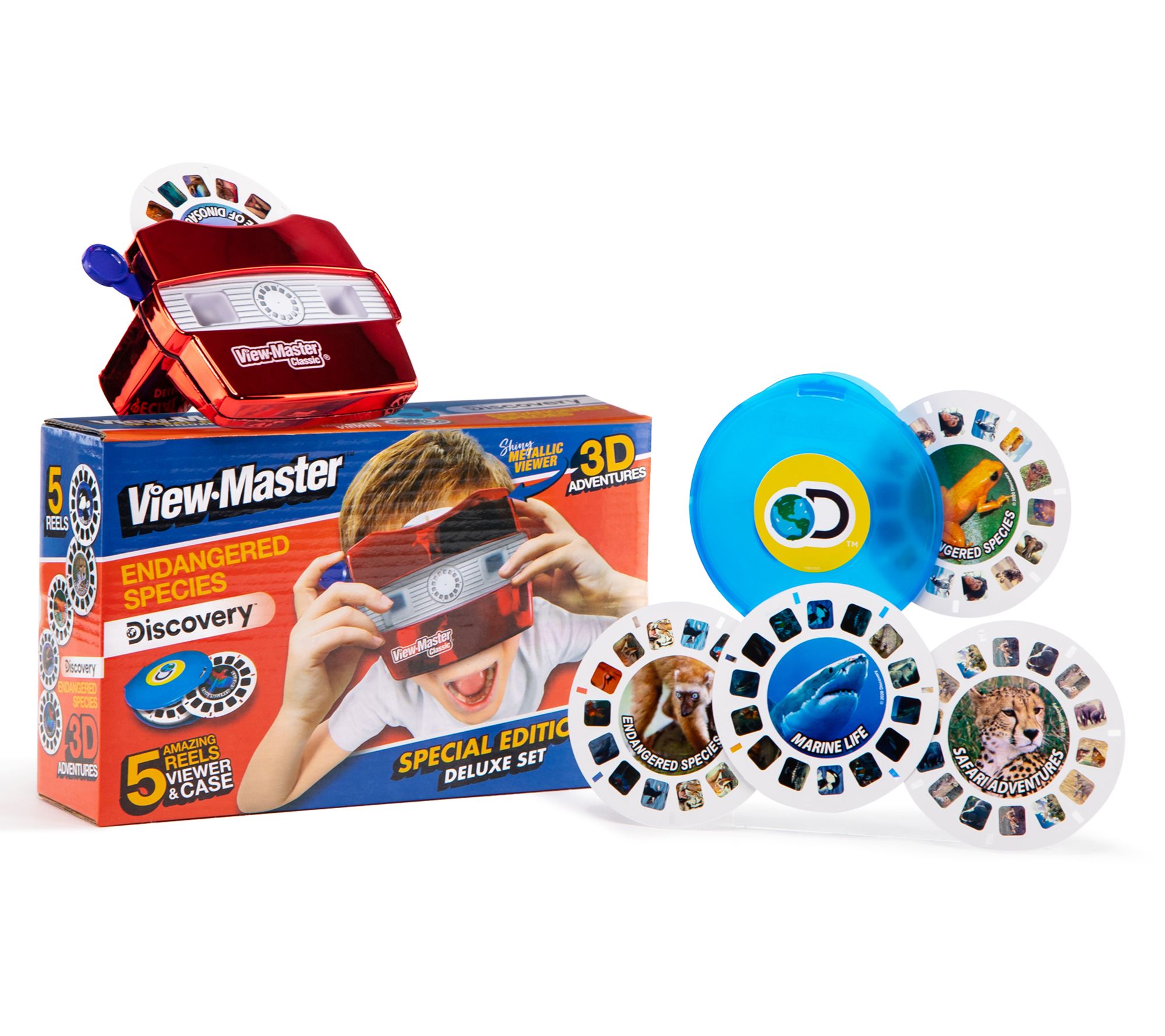As Is View- Master Special Edition Viewer with 5 Reels and Case 