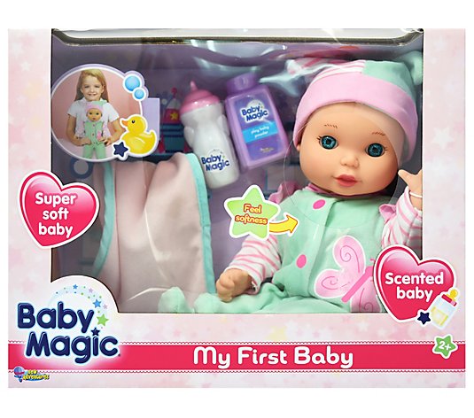 BRAND NEW IN BOX Baby Magic Crawling Scented Baby Doll Playset w/ Accessories