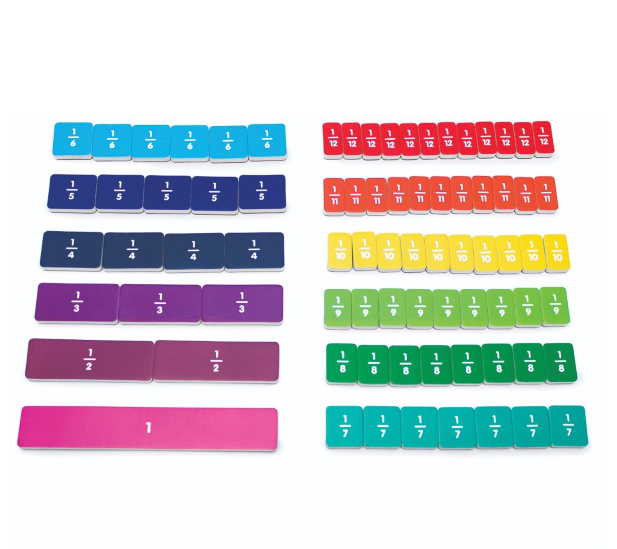 Junior Learning Fraction Bricks Magnetic Learni ng Set