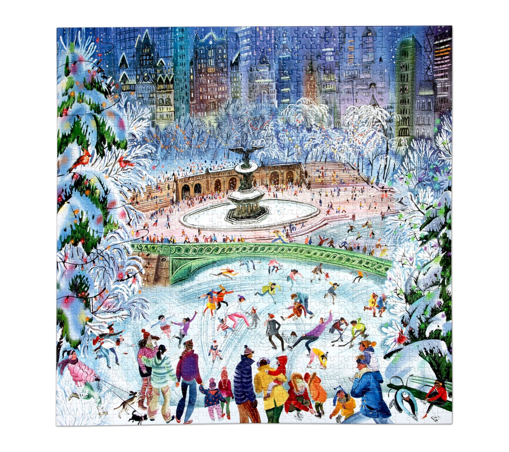 eeBoo Piece & Love New York City Skaters, 1000Piece Puzzle
