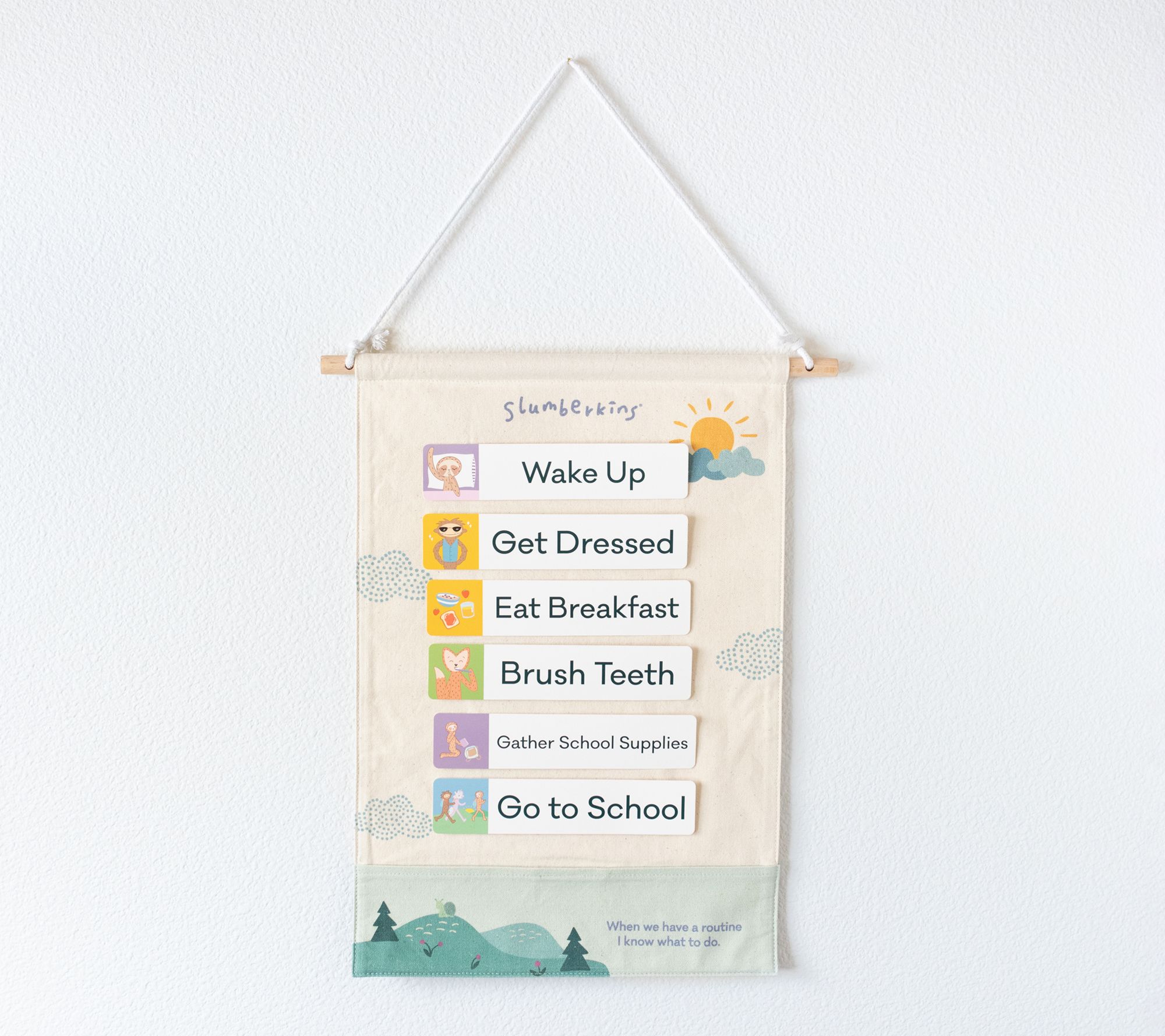 Slumberkins Routines Visual Schedule Kit