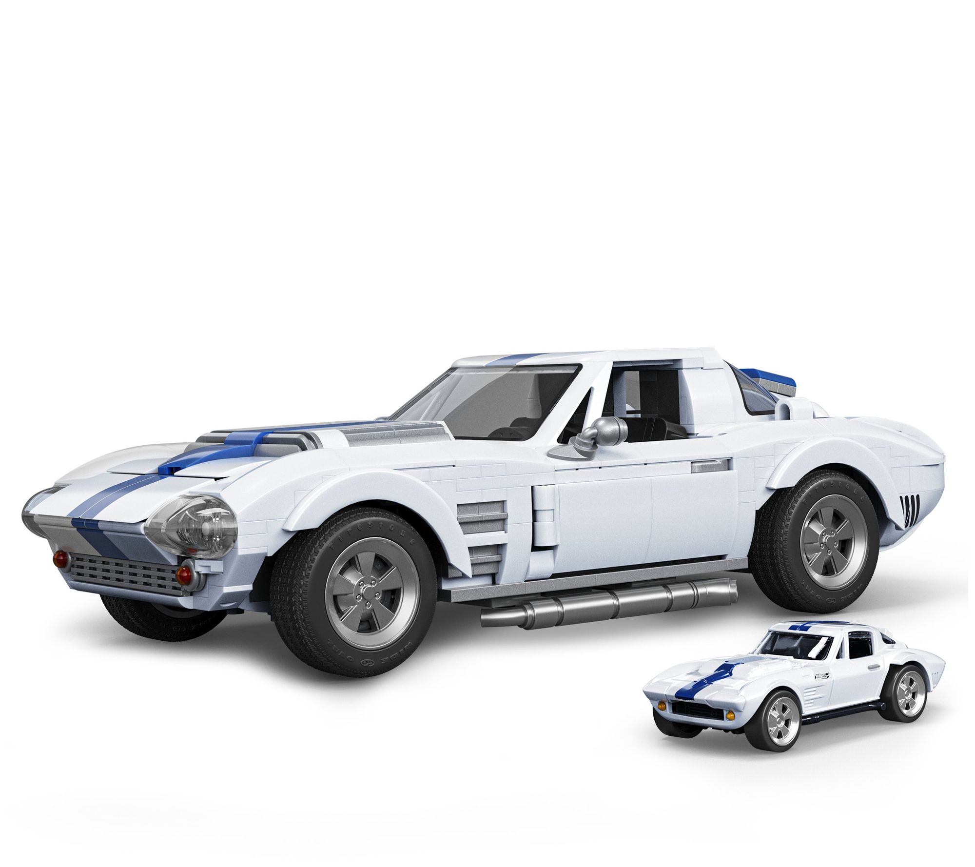 Mattel Brick Shop Hot Wheels Corvette Grand Sport - QVC.com