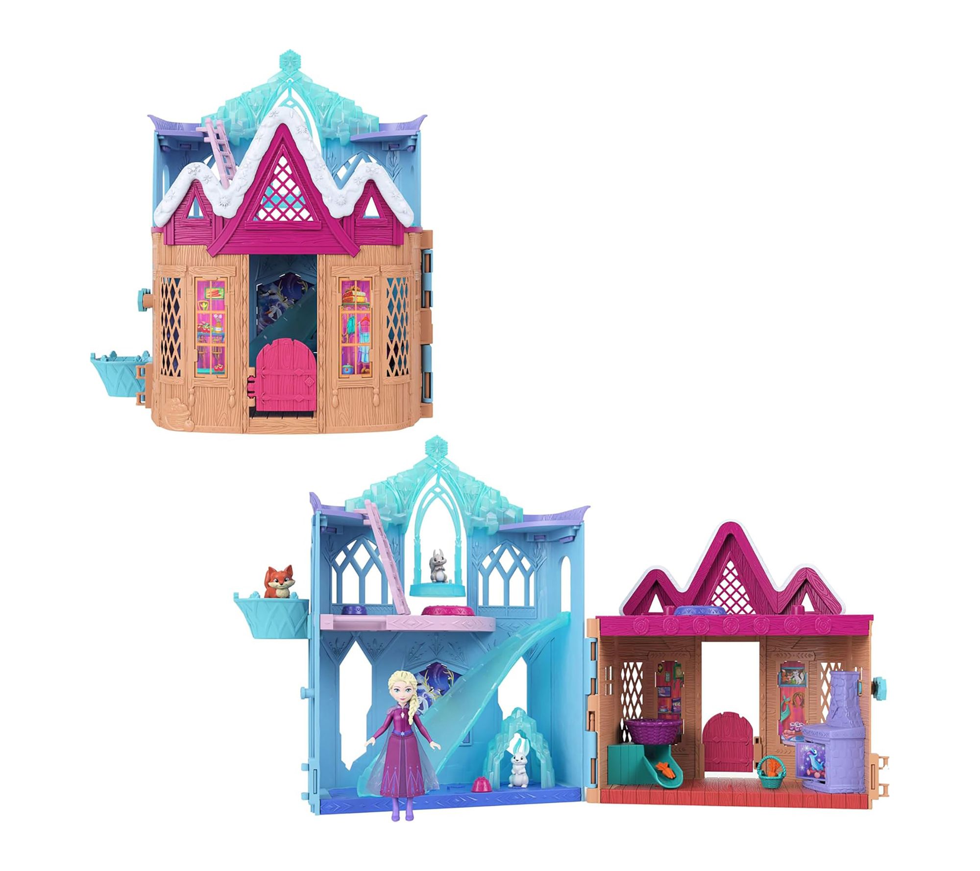 Mattel Disney Storytime Stackers Frozen Winter Playset