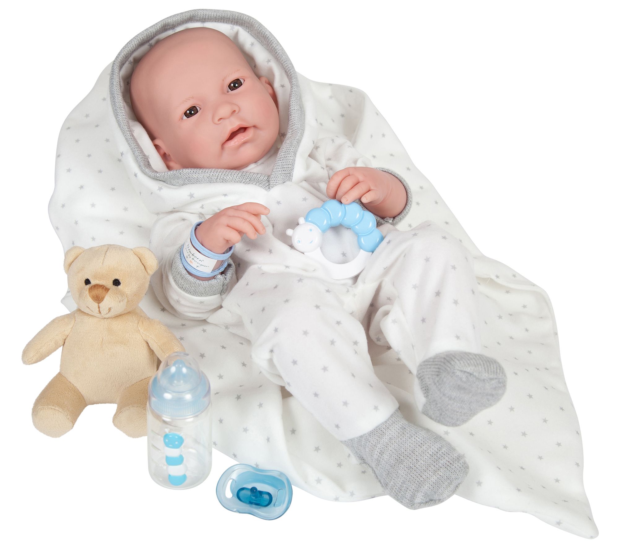 JC Toys La Newborn 17" Real Boy Doll