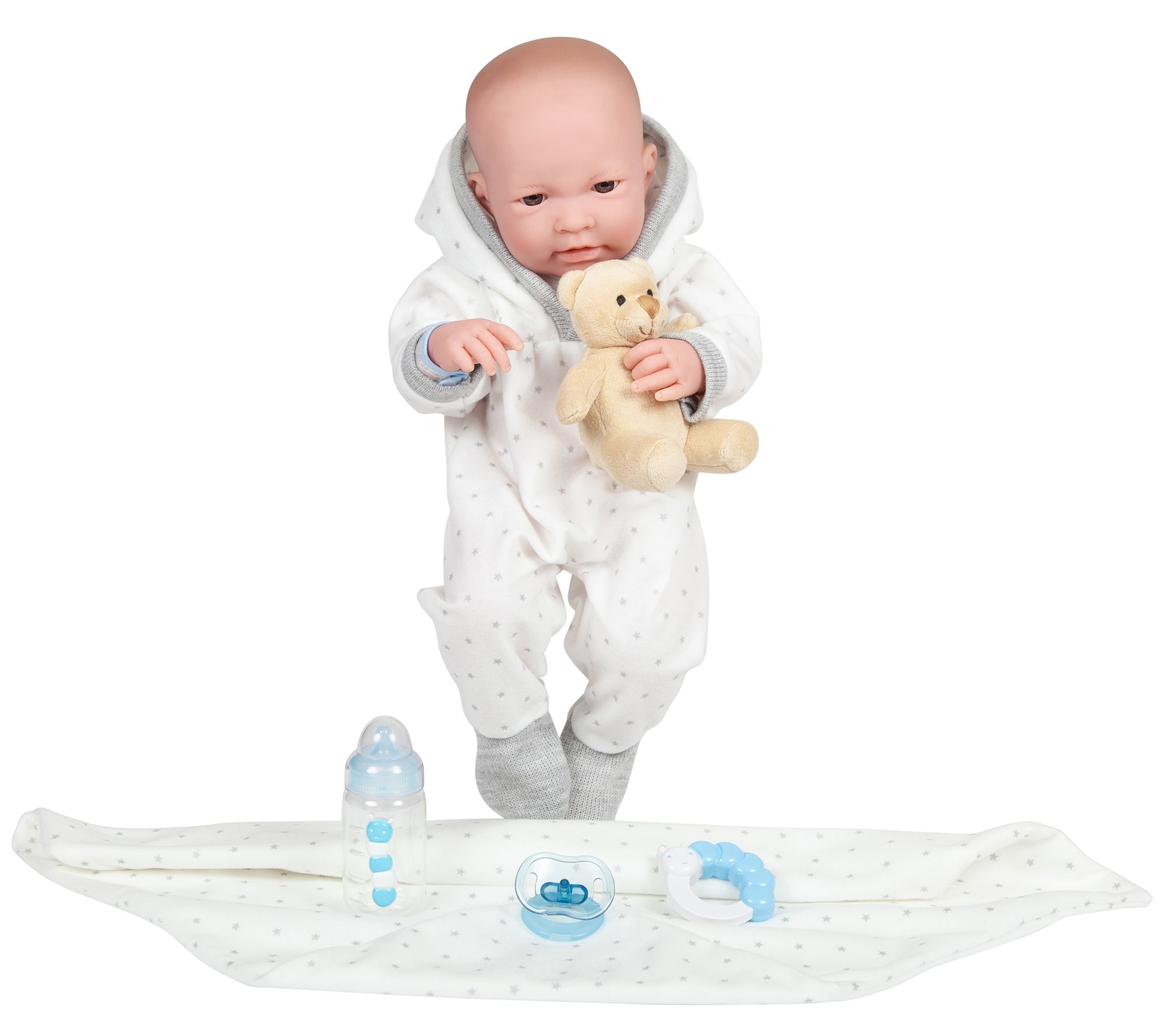 JC Toys La Newborn 17" Real Boy Doll