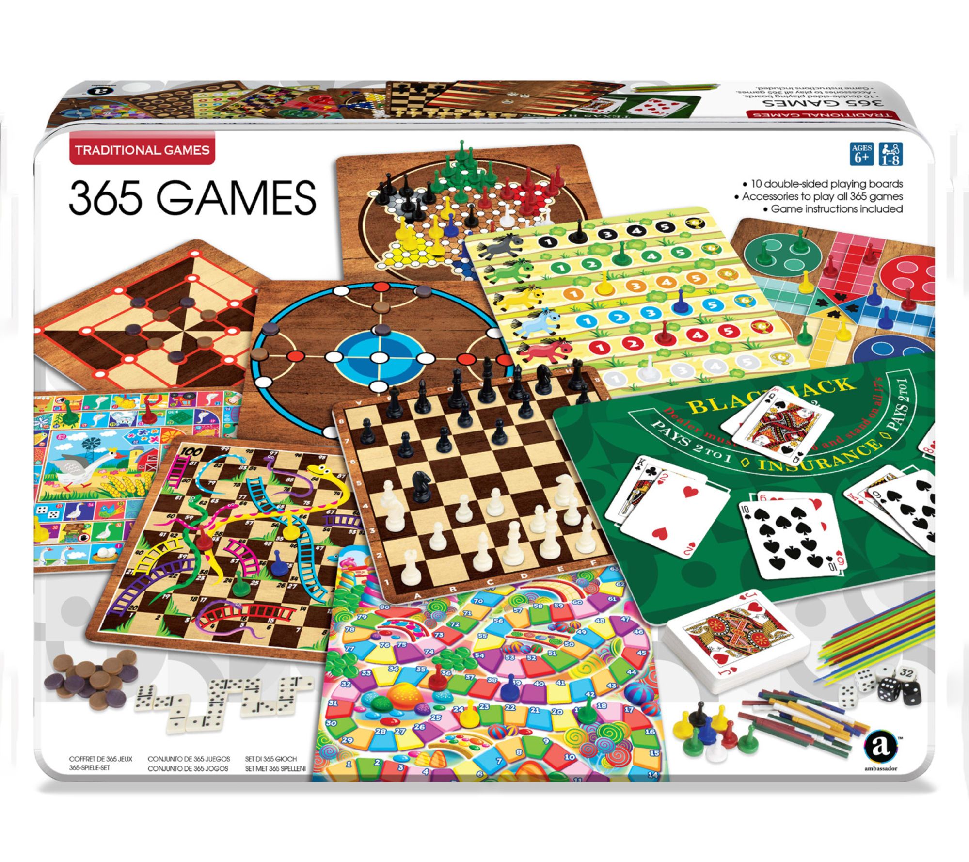 Merchant Ambassador Games 365 Games - Board & Card Games