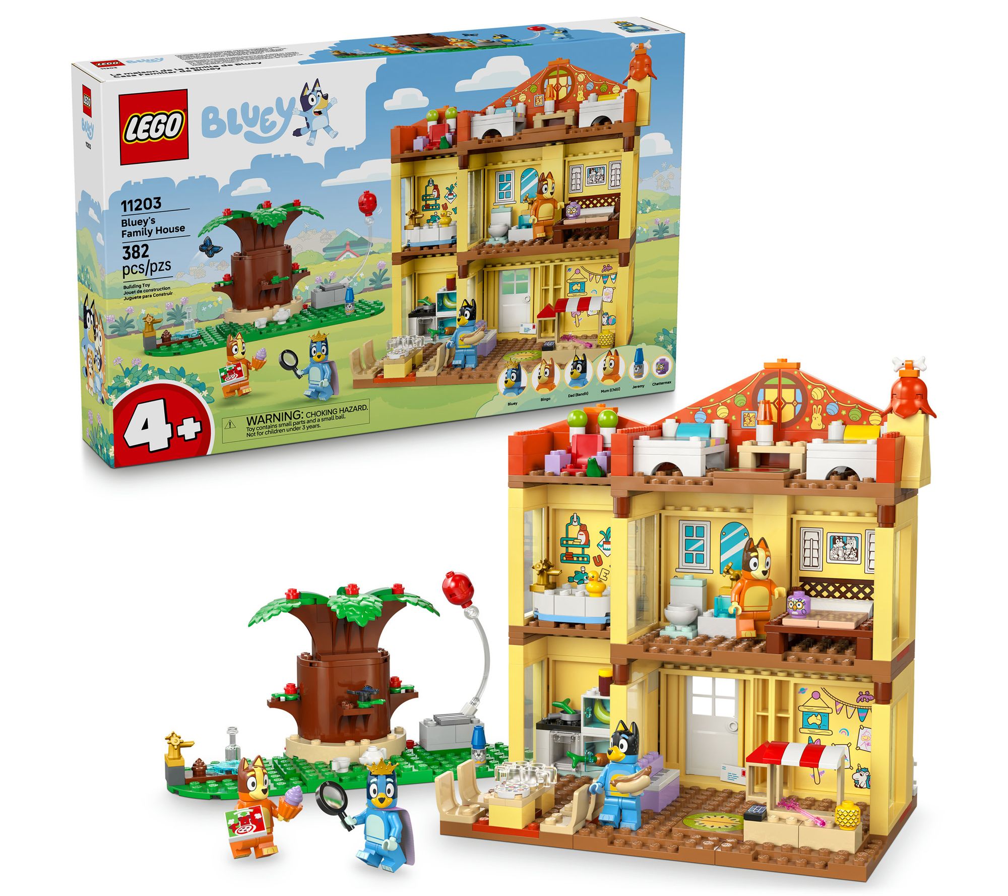 LEGO Bluey: Bluey's Family House Playset, Home-Building Kit an