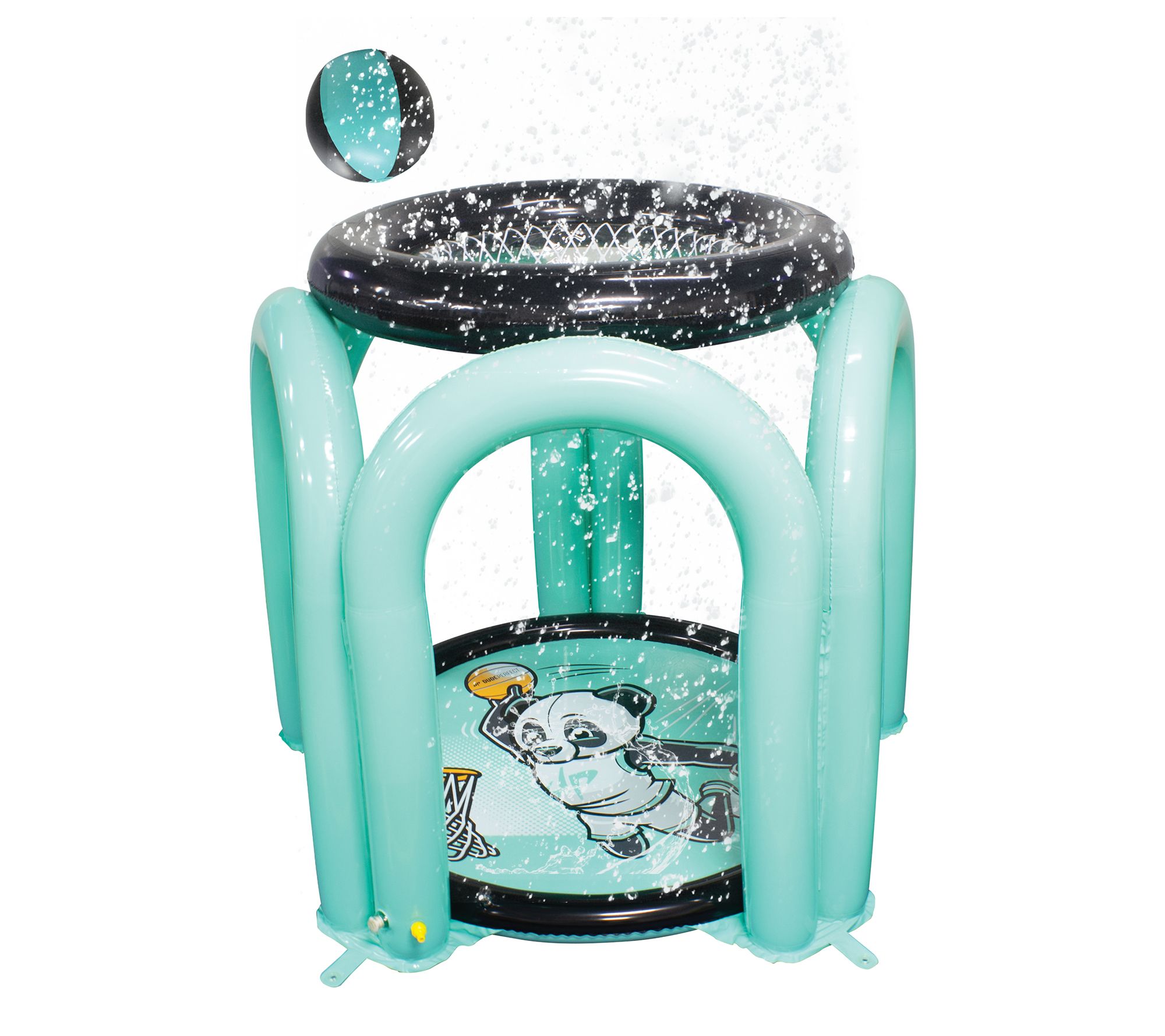 Dude Perfect Splash Pad & Basketball Hoop 5' Inflatable Tower