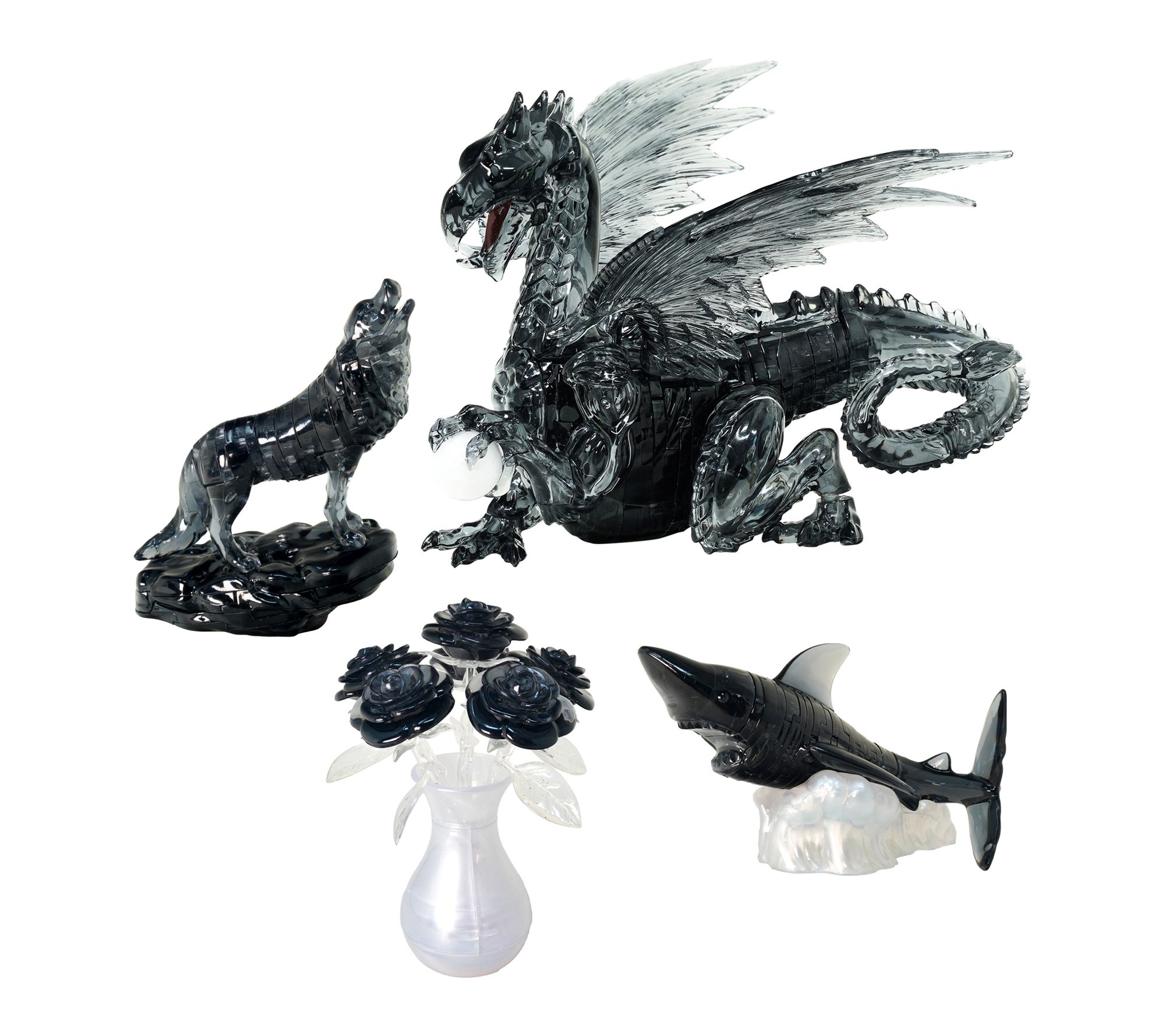 3D Crystal Puzzle - Black Magic Collection: 179Pcs