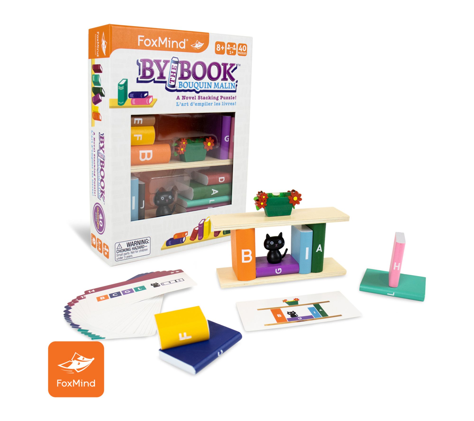 FoxMind Games By The Book A Novel Stacking Puzzle