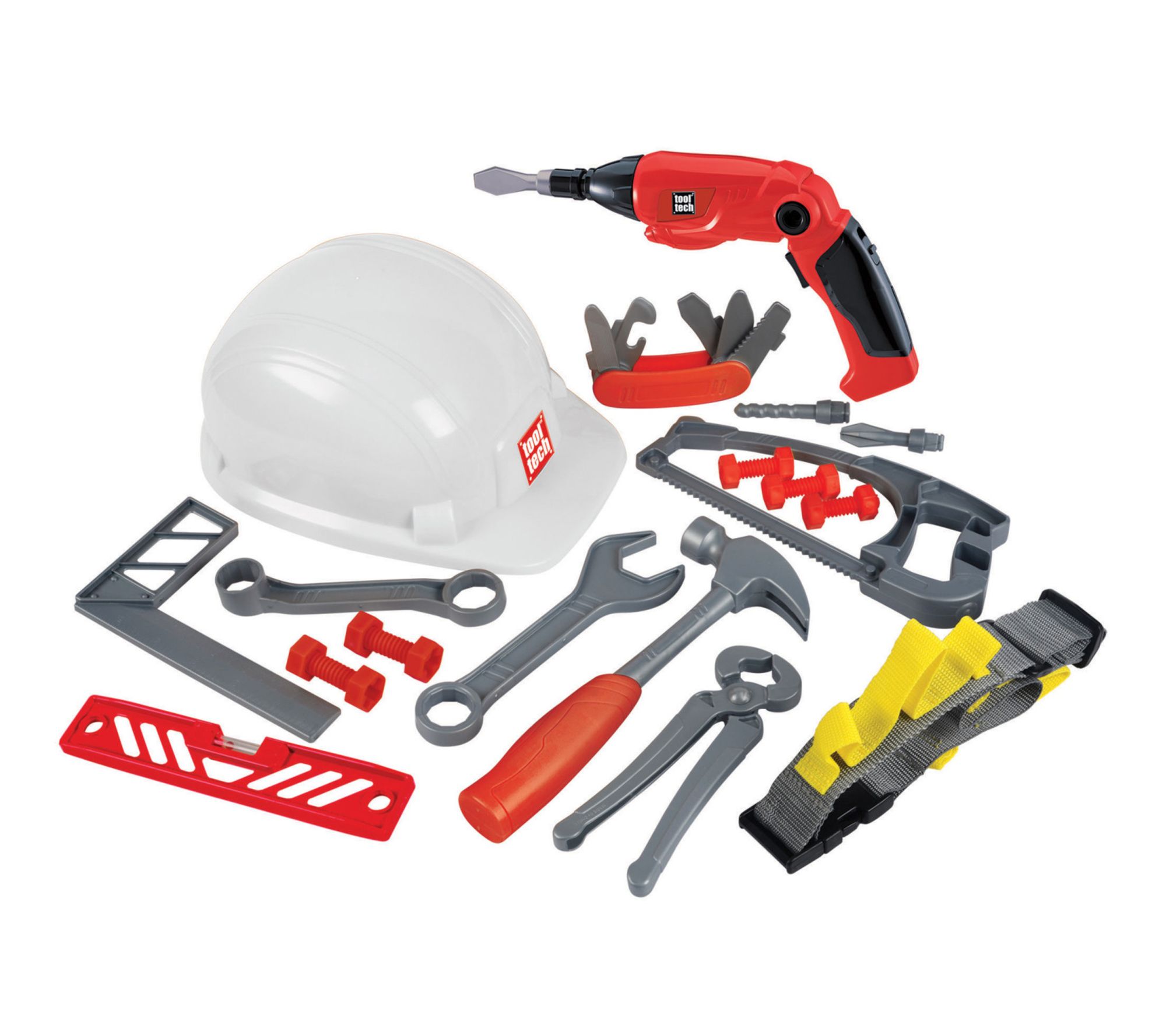 Red Box Tool Tech Deluxe Helmet Toy Tool Set