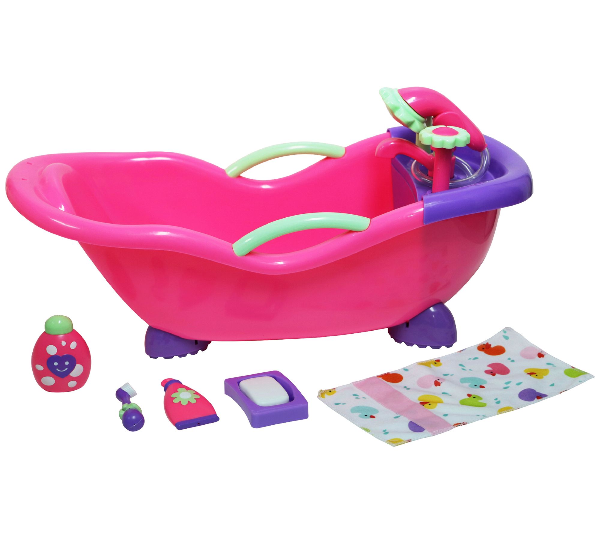 JC Toys For Keeps Playtime! Baby Doll Real Working Bath
