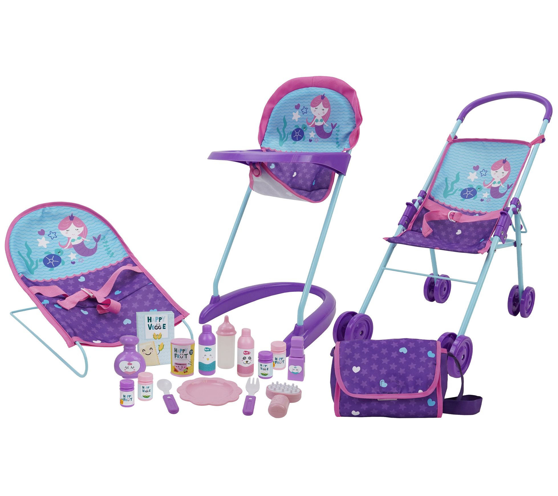 509 Crew Mermaid 19-Piece Travel Feed Sleep & Play Set