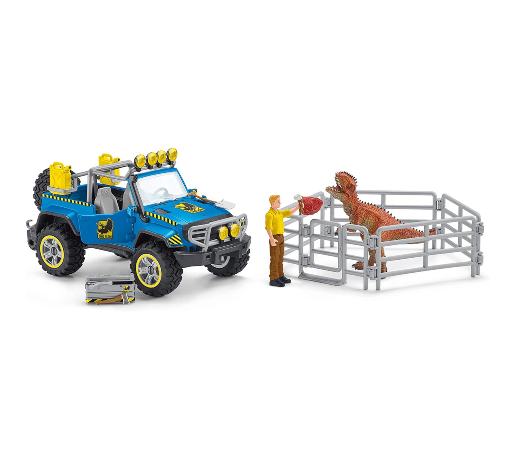 Schleich Dinosaurs Off-Road Vehicle With Dino Outpost Playset