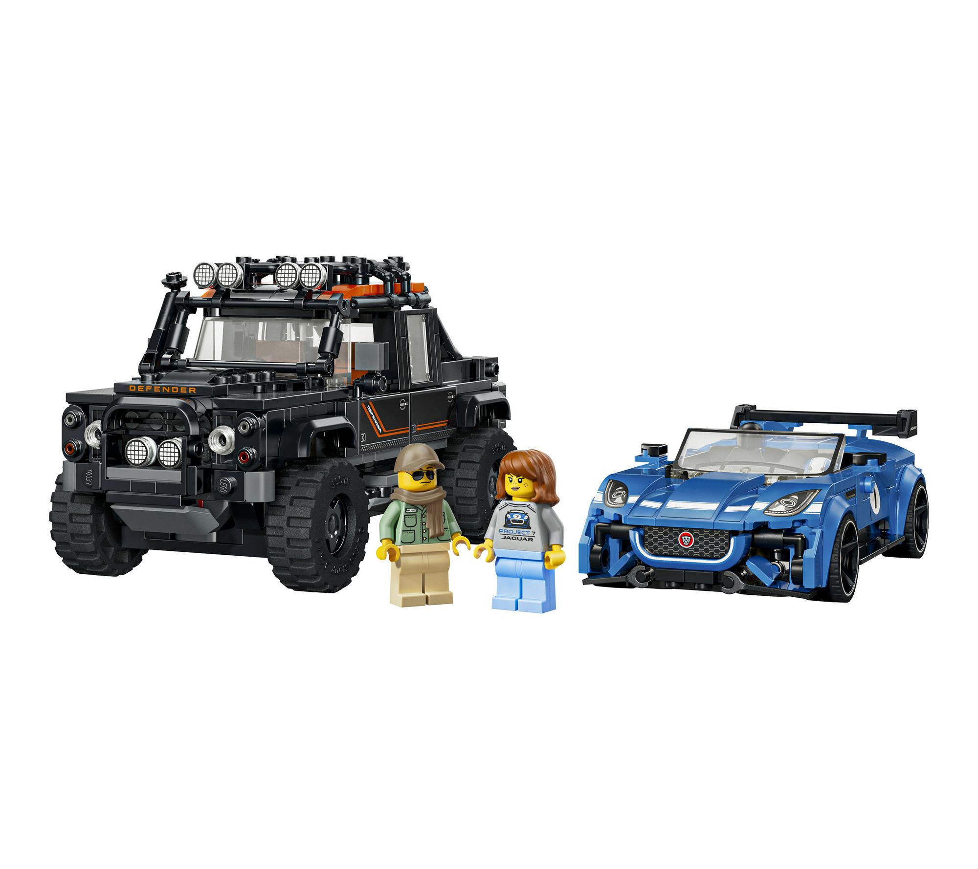LEGO Jaguar P 7 & Land Rover Defender 77264 740 Pieces