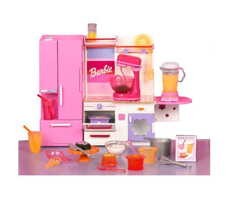 Barbie Mixin' Magic Real Food Kitchen — QVC.com