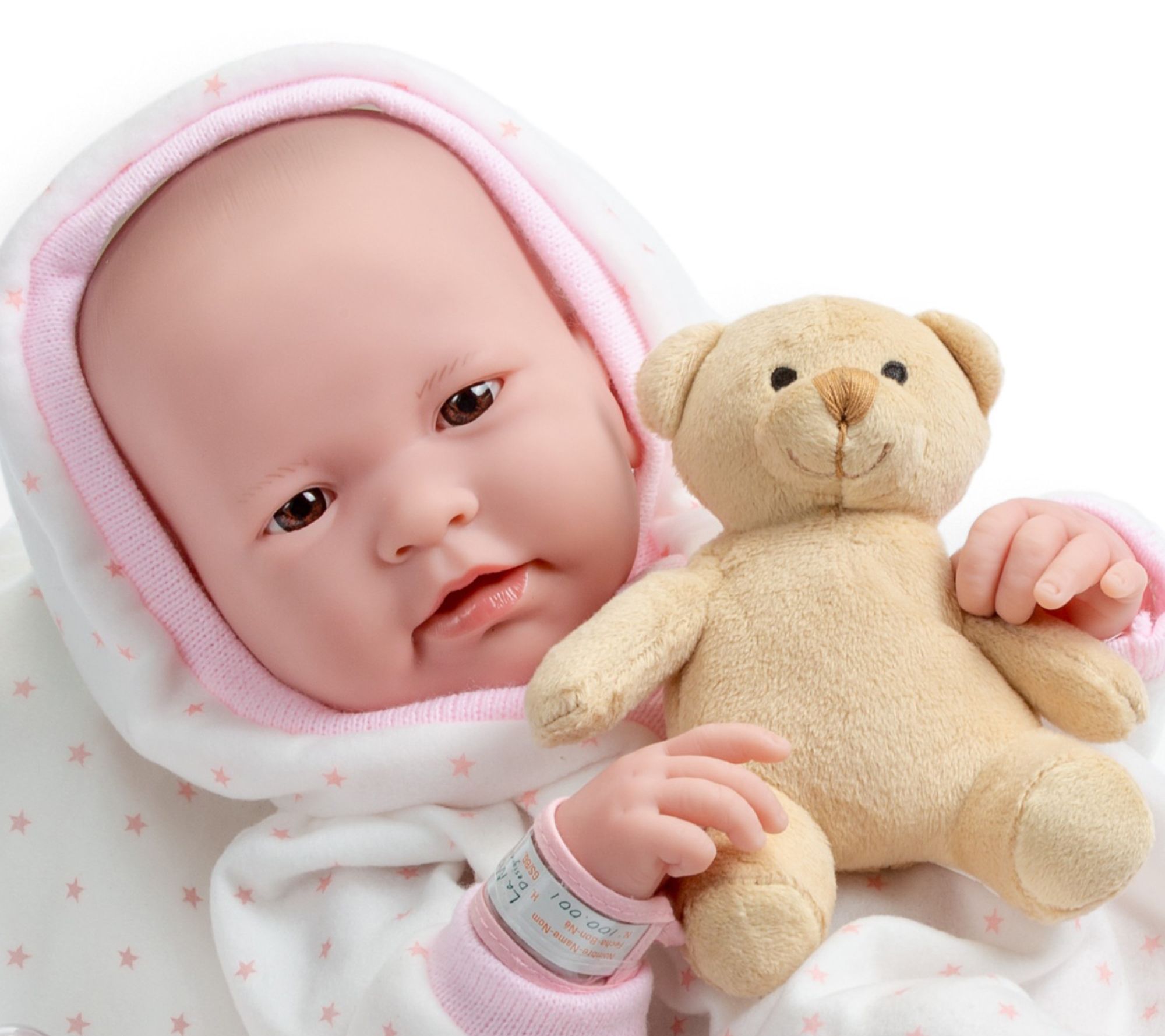 JC Toys La Newborn 17" Real Girl Doll