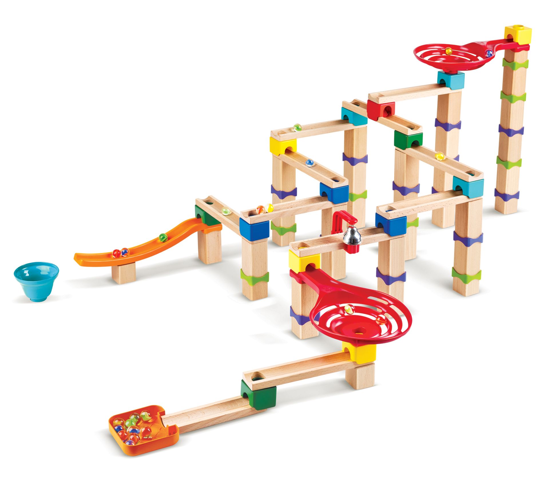 Hape Marble Run Tricks n' Twists - 129 pcs DIYood Building