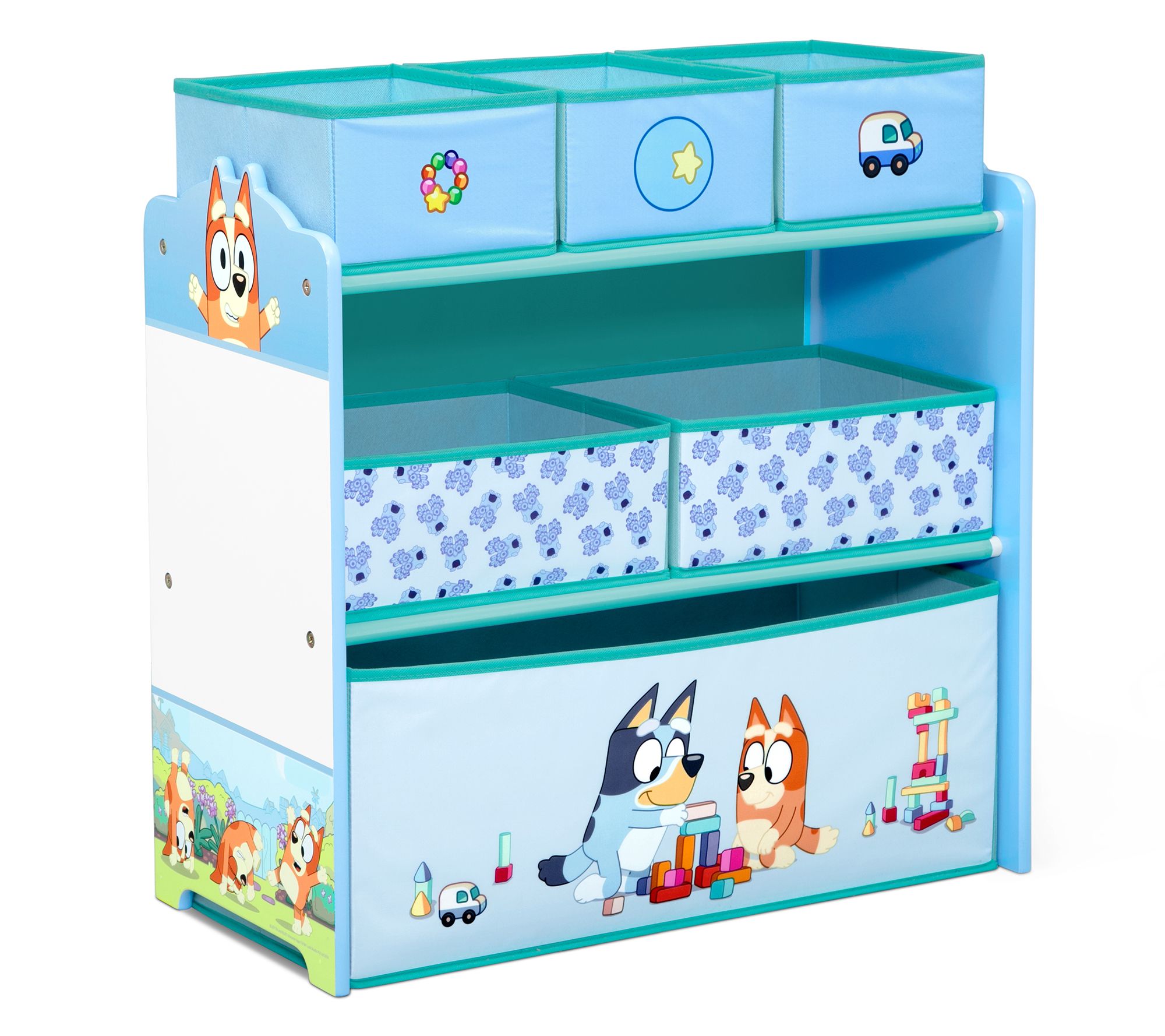 Delta Children Bluey Design & Store Bin Toy Storage Organizer