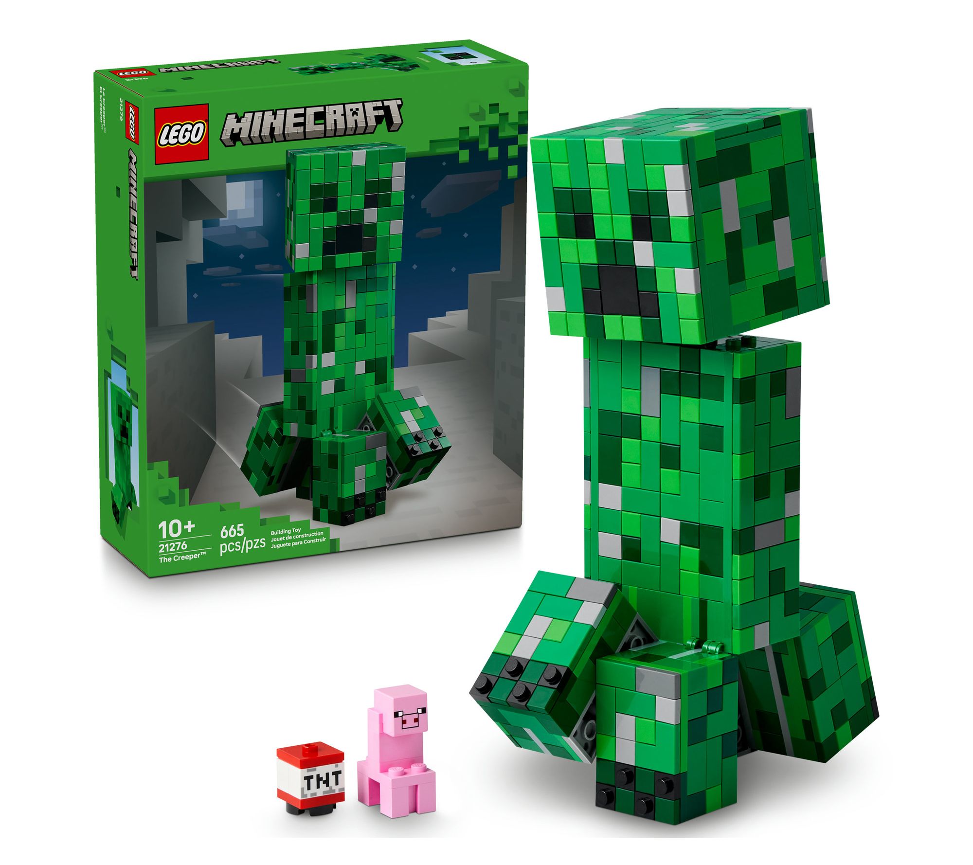 LEGO Minecraft The Creeper Gamer Decor, ActionFigure Building