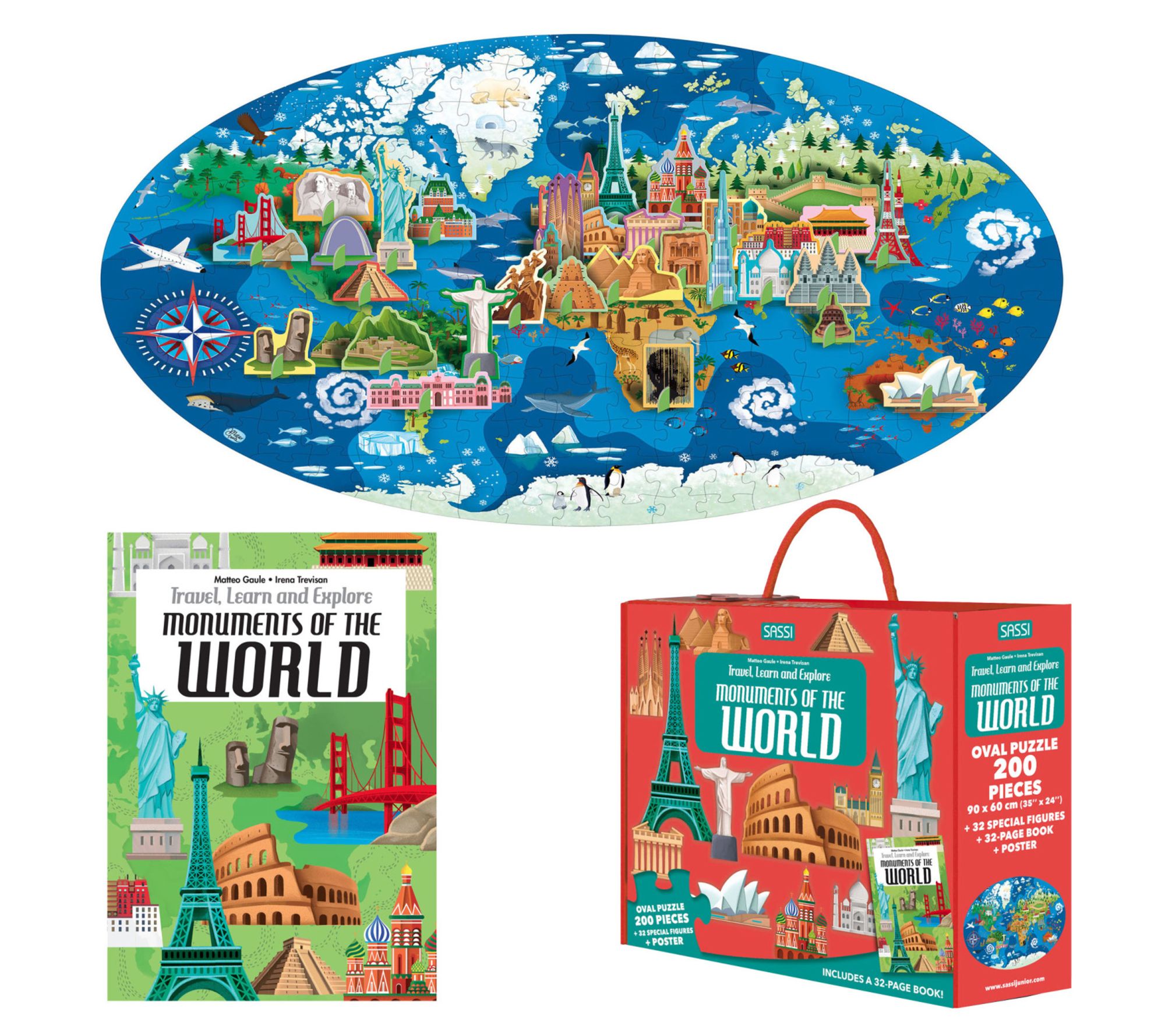 Sassi: Travel, Learn & Explore - Monuments Of The World Puzzle