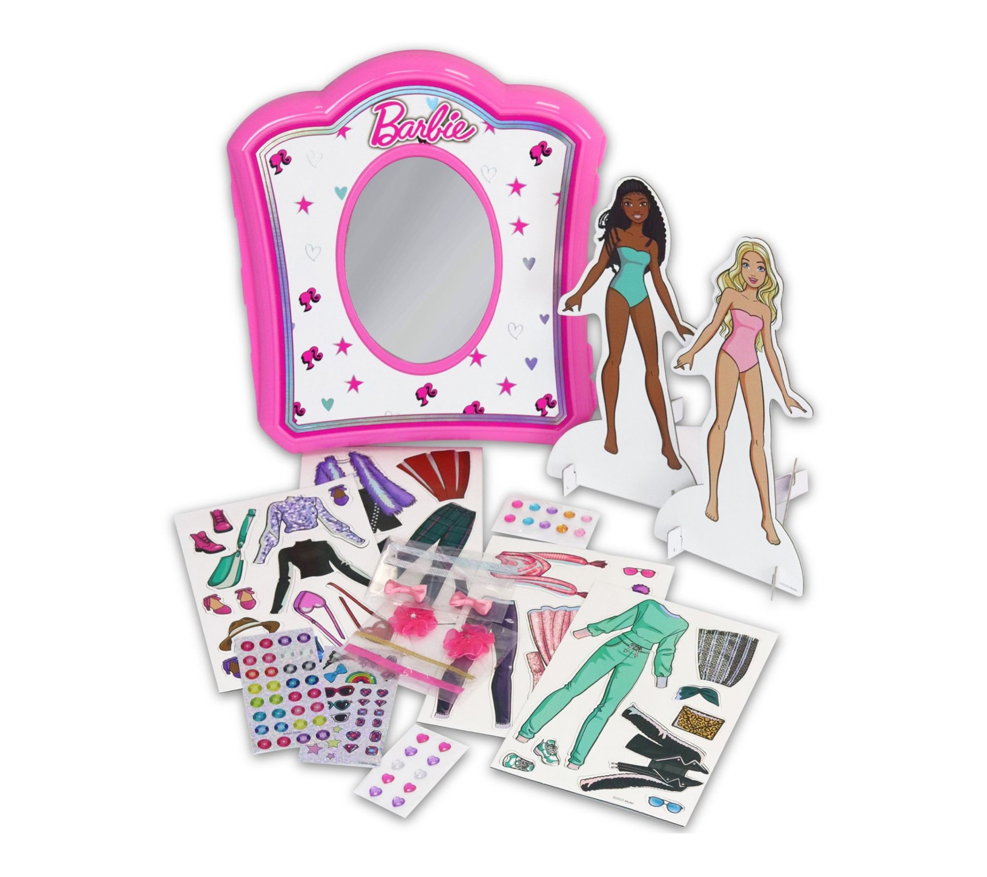 Barbie Magnetic Dress Up Closet Activity Fashion Playset
