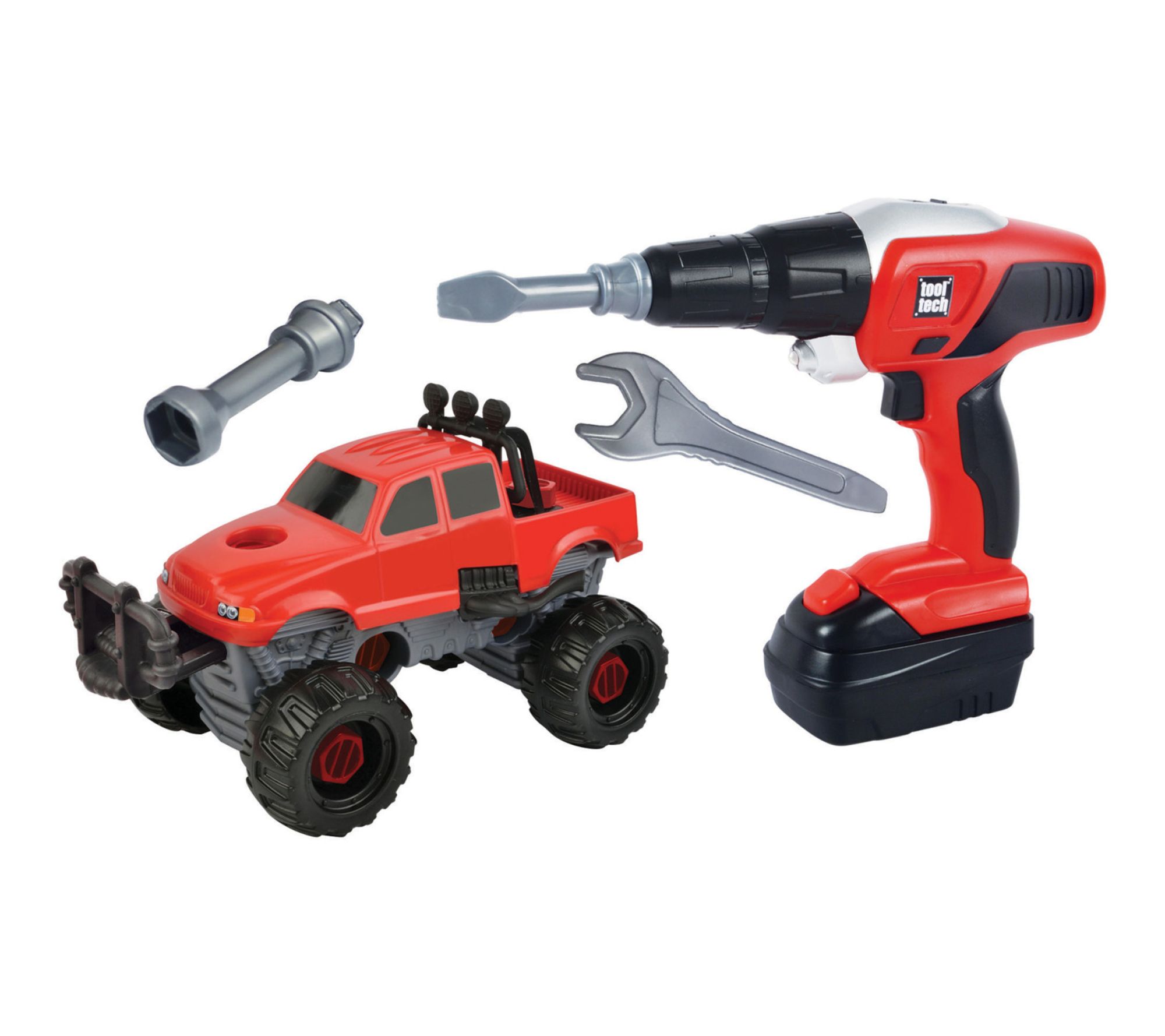 Red Box Tool Tech Take Apart Truck & Power Drill