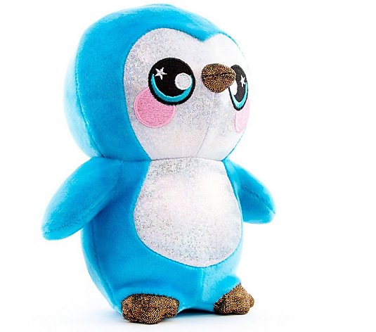 Squeezamals 3Deez Deluxe Stuffed Animals BooBoothe Penguin