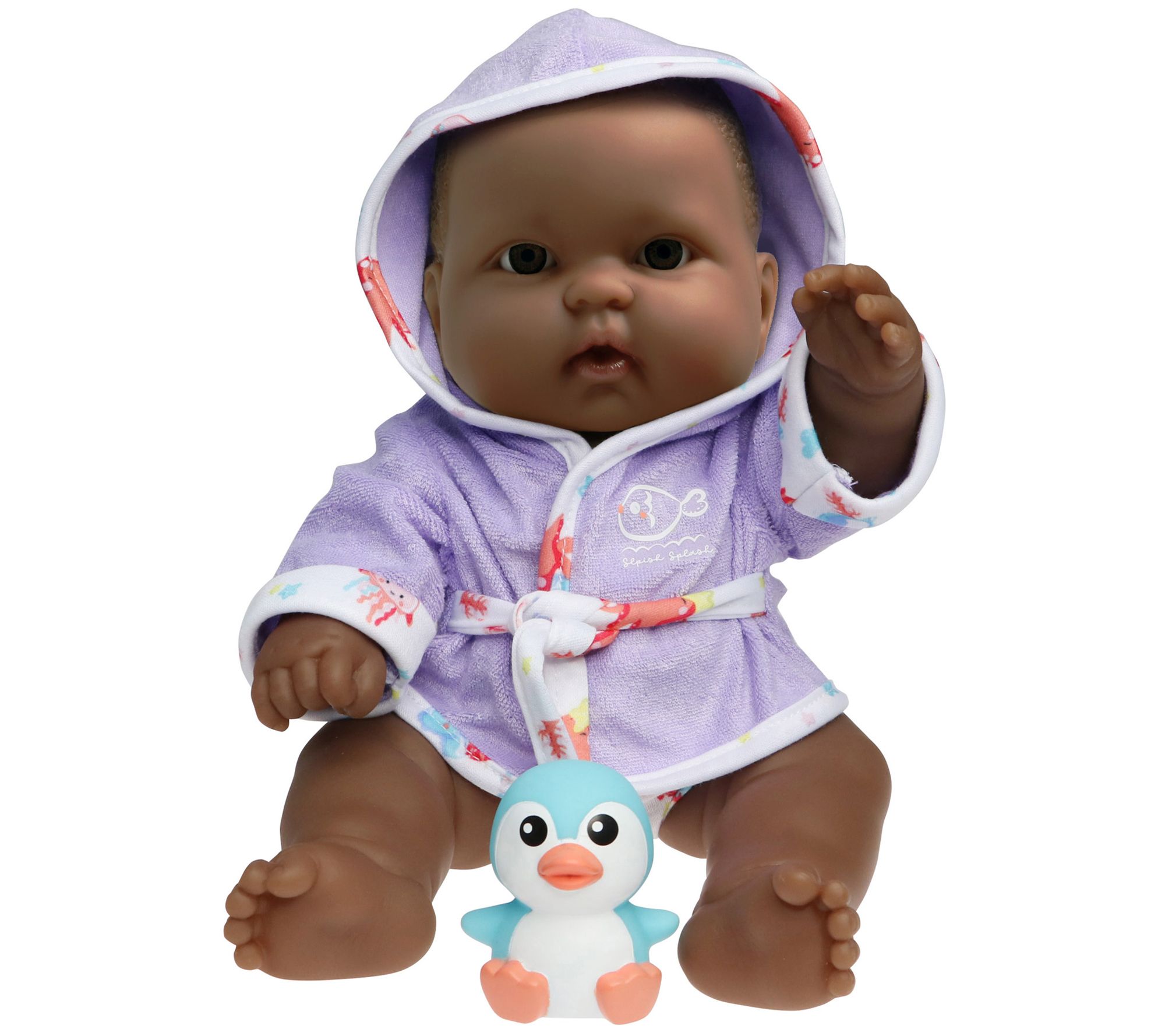 JC Toys Lots to Love Babies 14" All-Vinyl BabyDoll w/ Towel