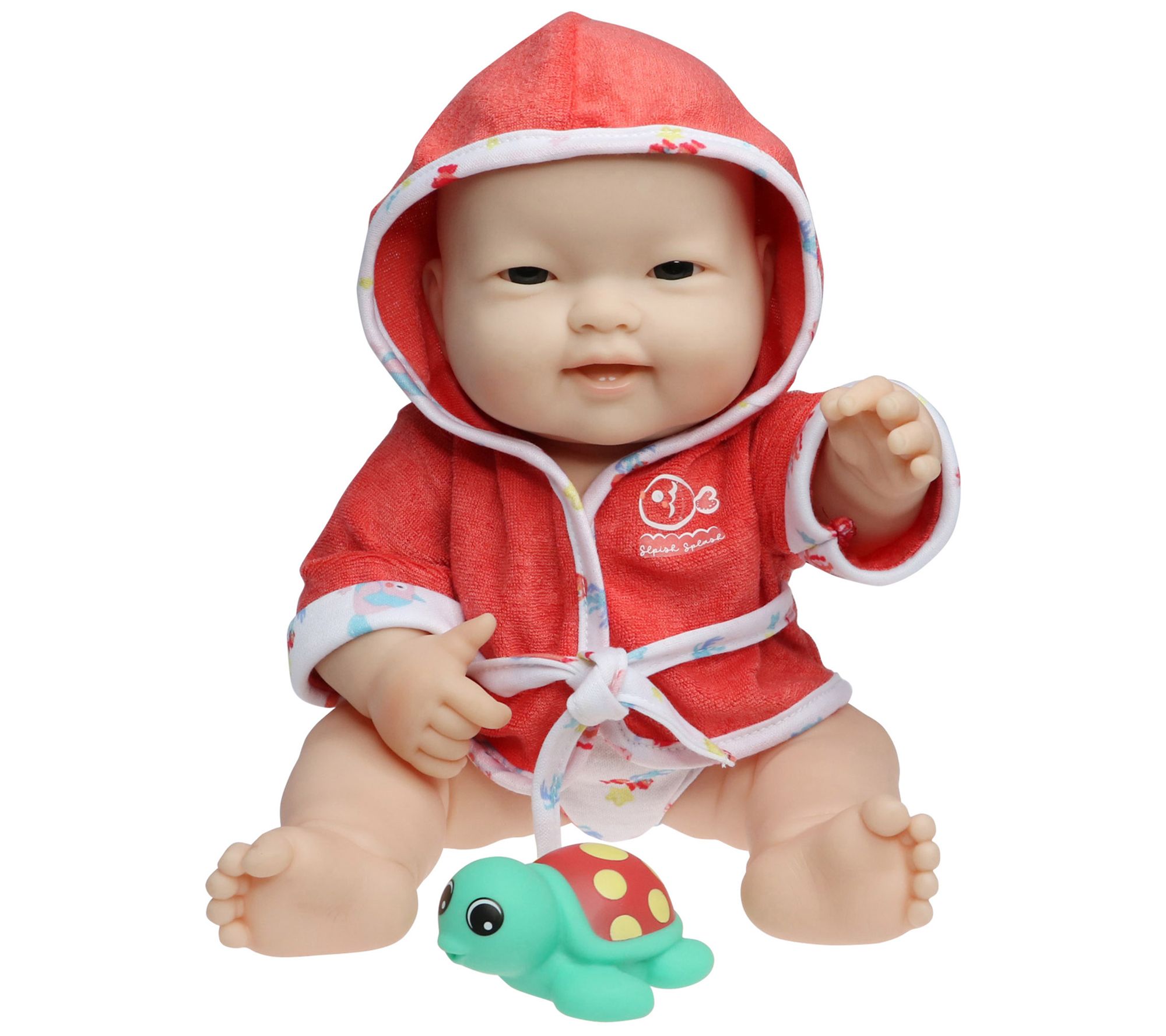 JC Toys Lots to Love Babies 14" All-Vinyl BabyDoll w/ Towel